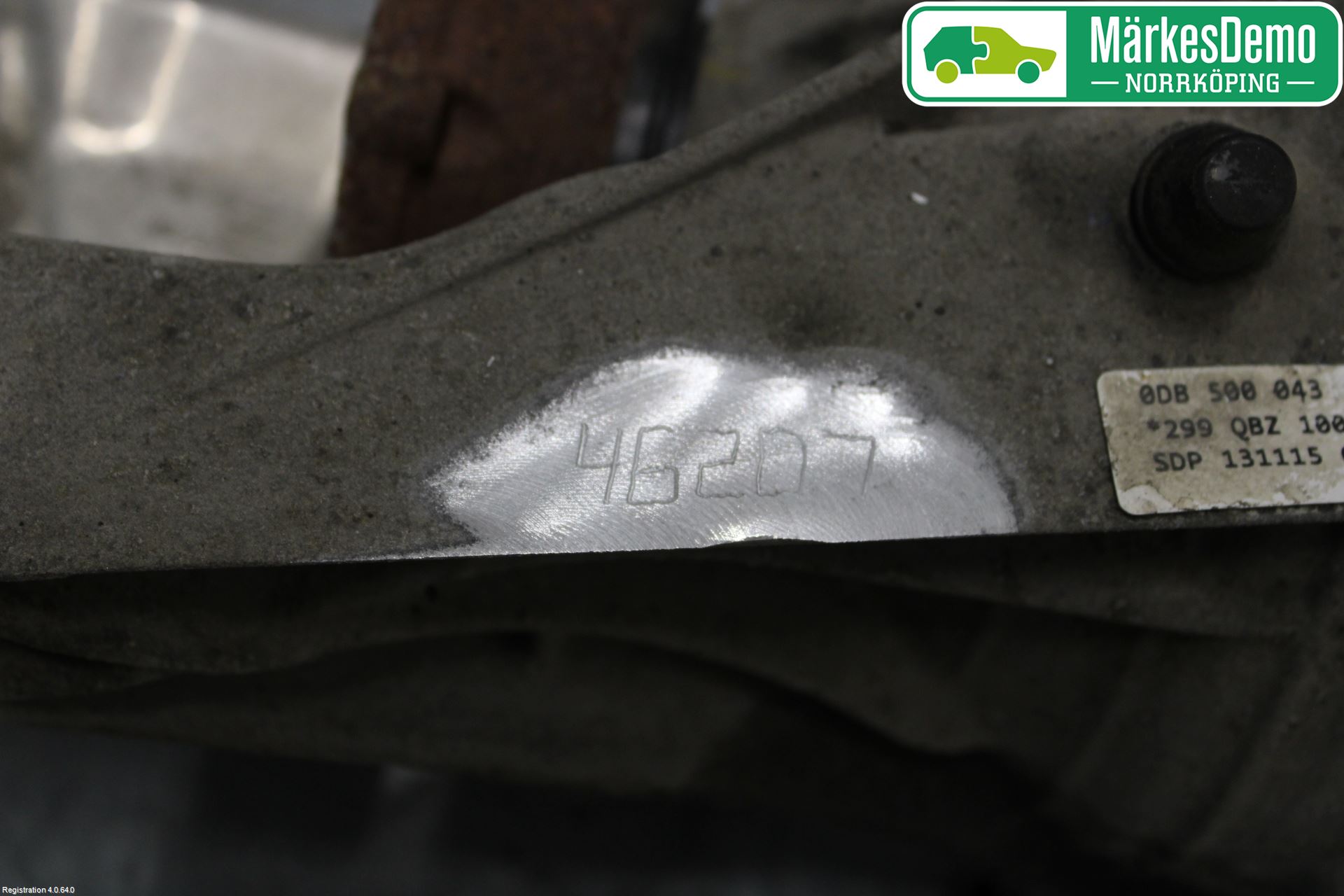 Audi A4/S4 B9 16-19 Bakaksel Kardang Bak -Diff