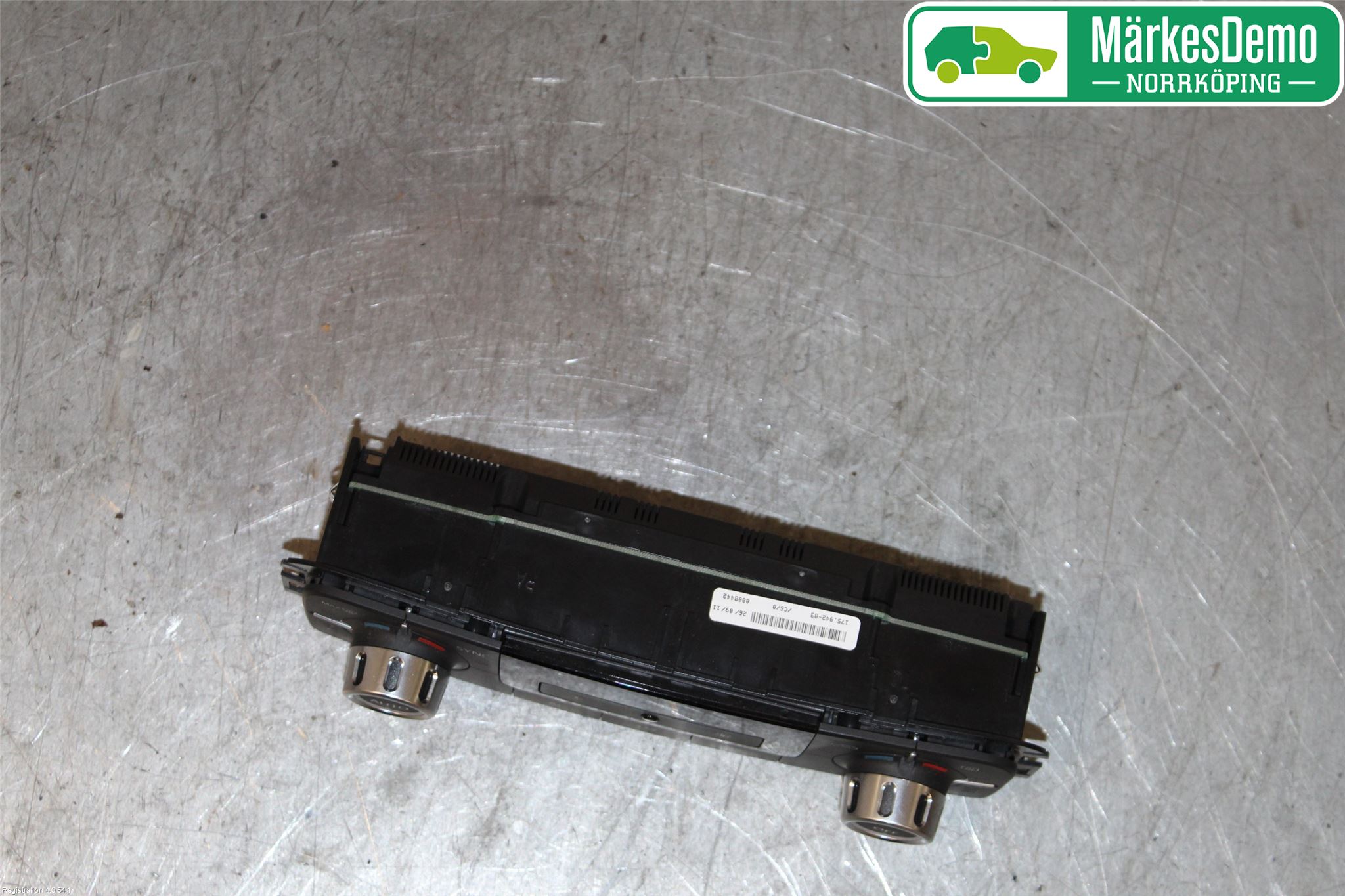 Volkswagen VW TOUAREG 7P 11-18 Varmeapparat Panel(Regulering)