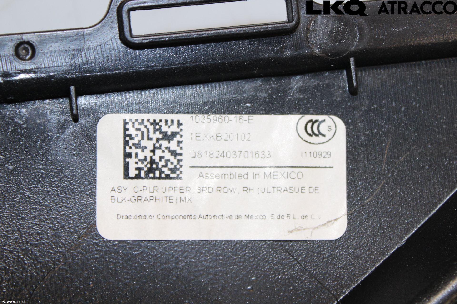 Tesla MODEL X 16- Innr Deksel A-B-C Stolpe