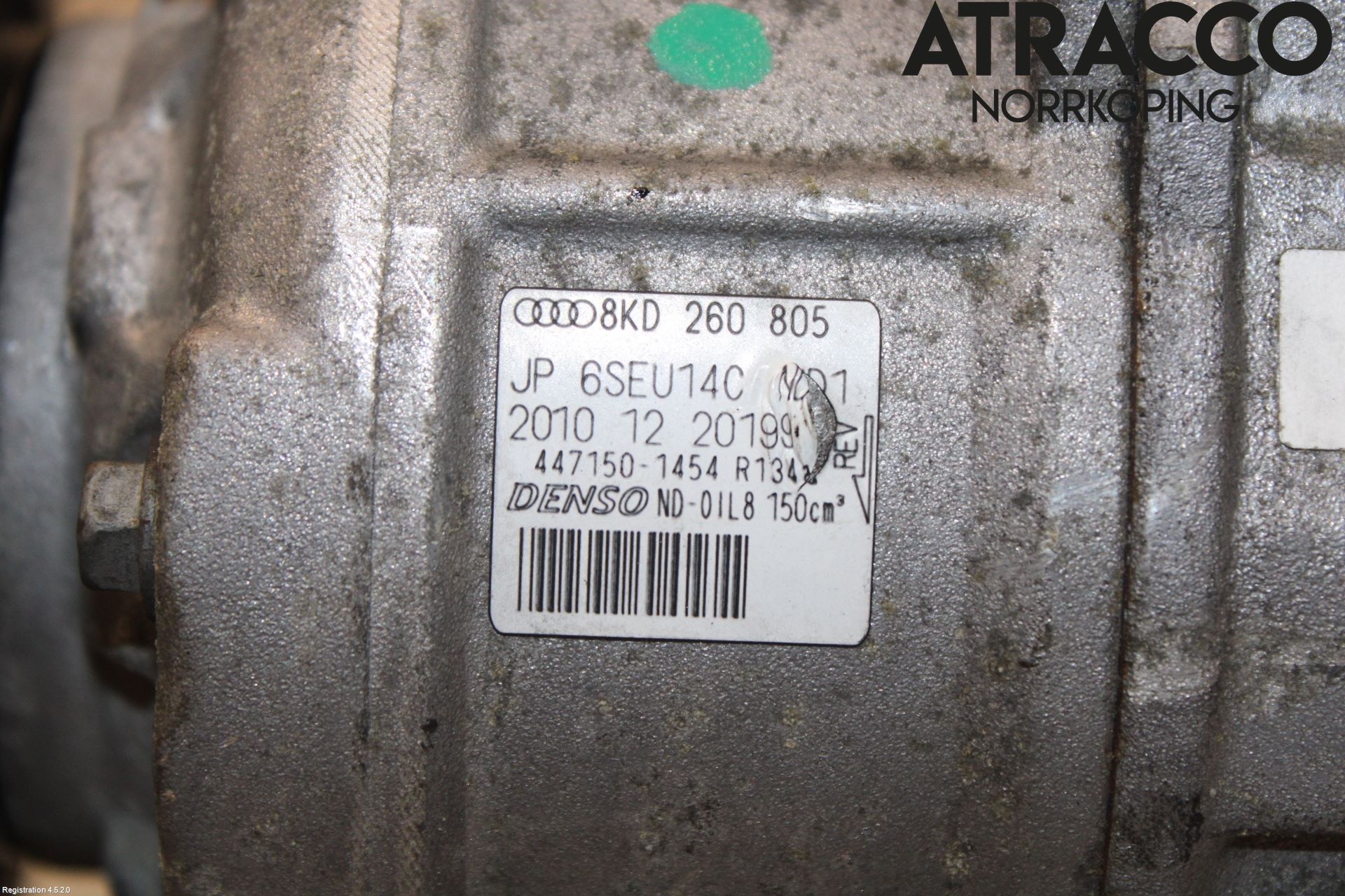 Audi A5 07-16 Varme Ac Kompressor
