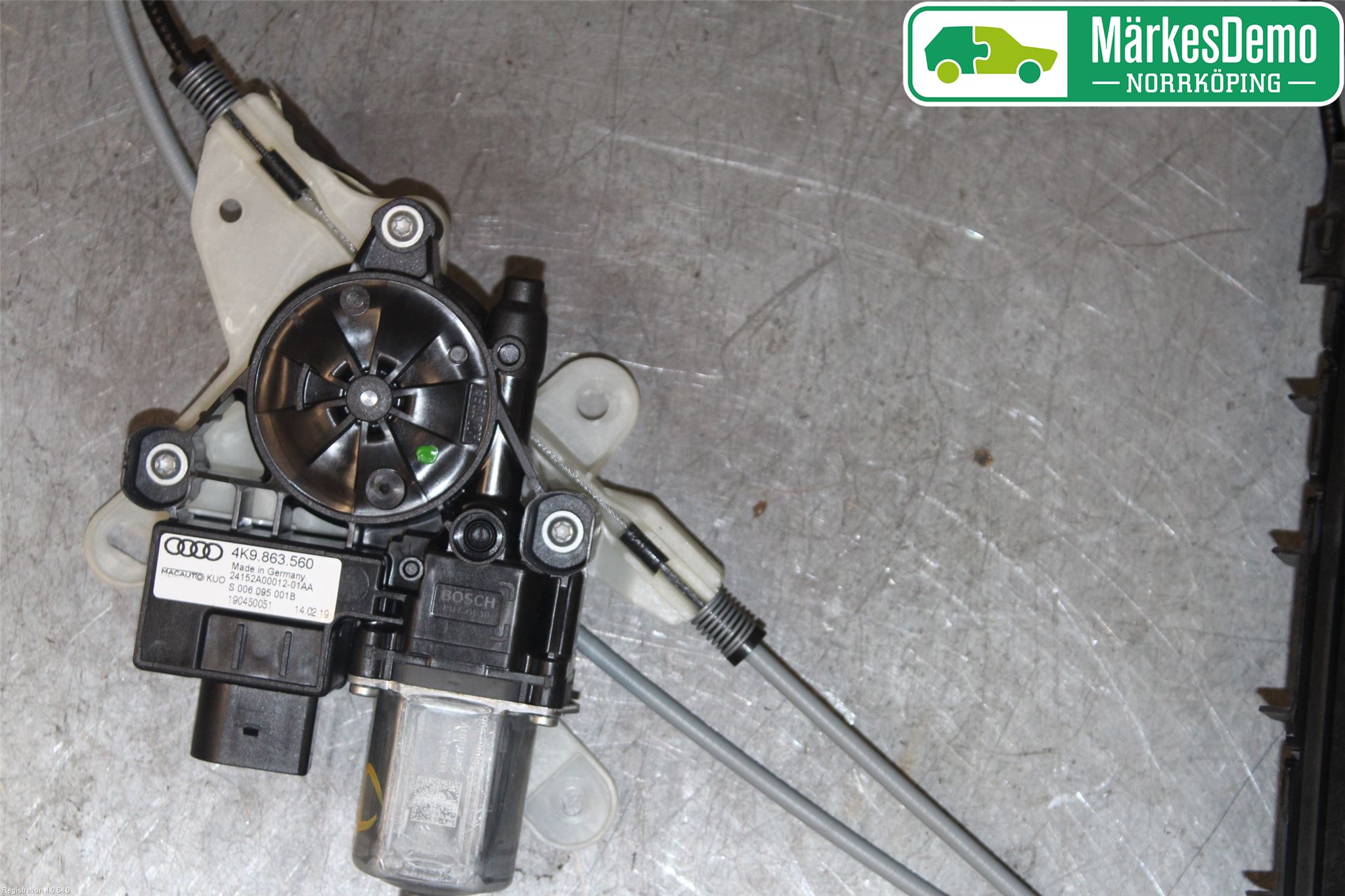 Audi A6 F2/C8 19- Innr Innsyn Beskytelse Stv