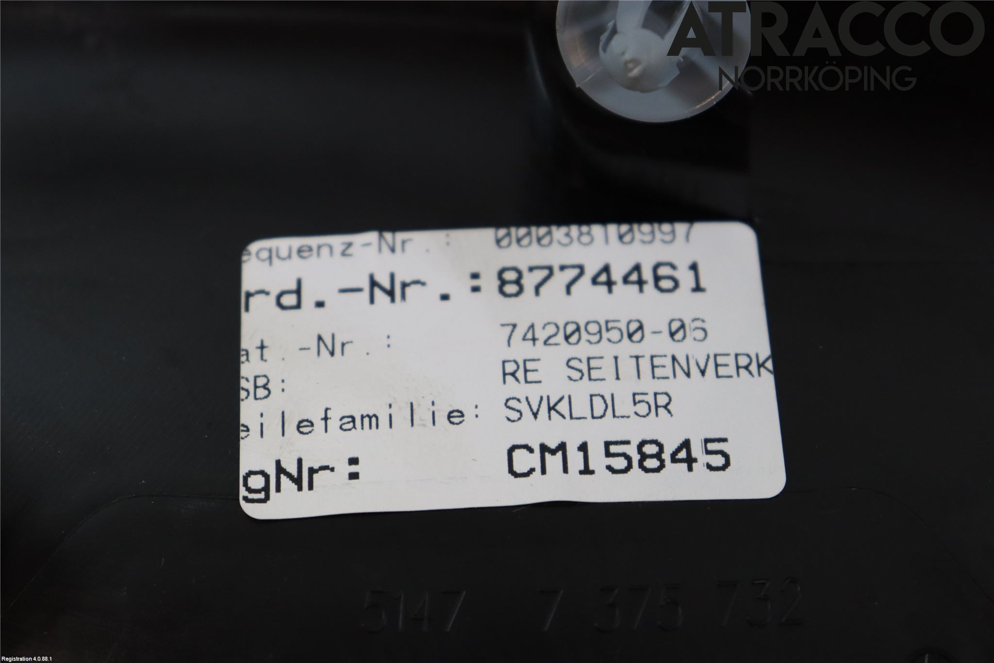 BMW 5 G30/G31/F90 17-23 Innr Sete Baksete Kompl