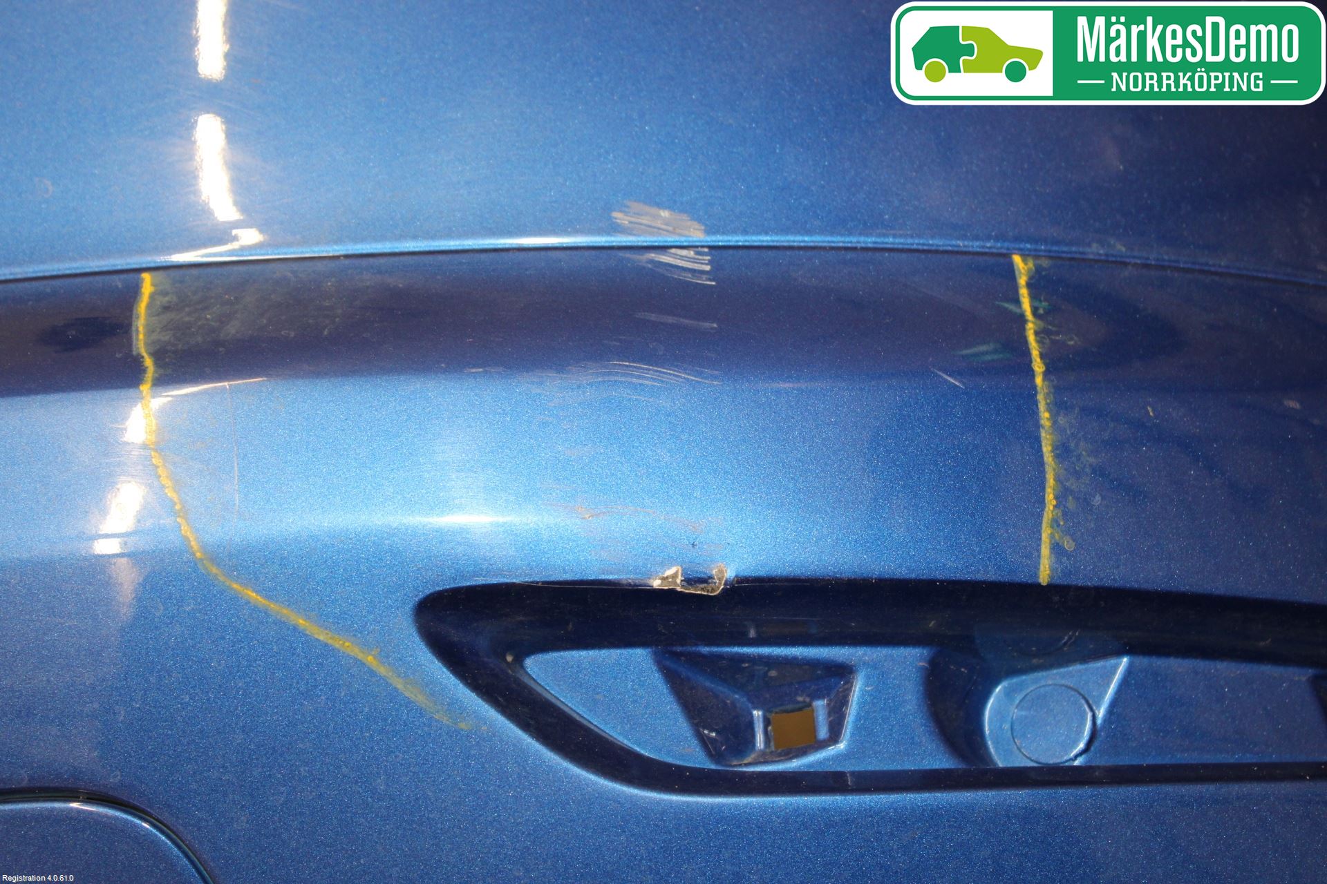 Volkswagen VW SCIROCCO 09-17 Støtfanger Bak Overtrekk