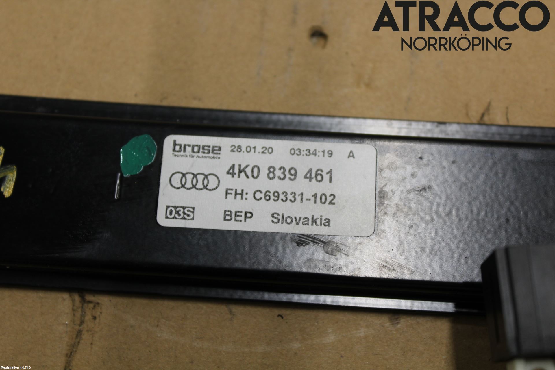 Audi A6 F2/C8 19- Vindusheis El Komp