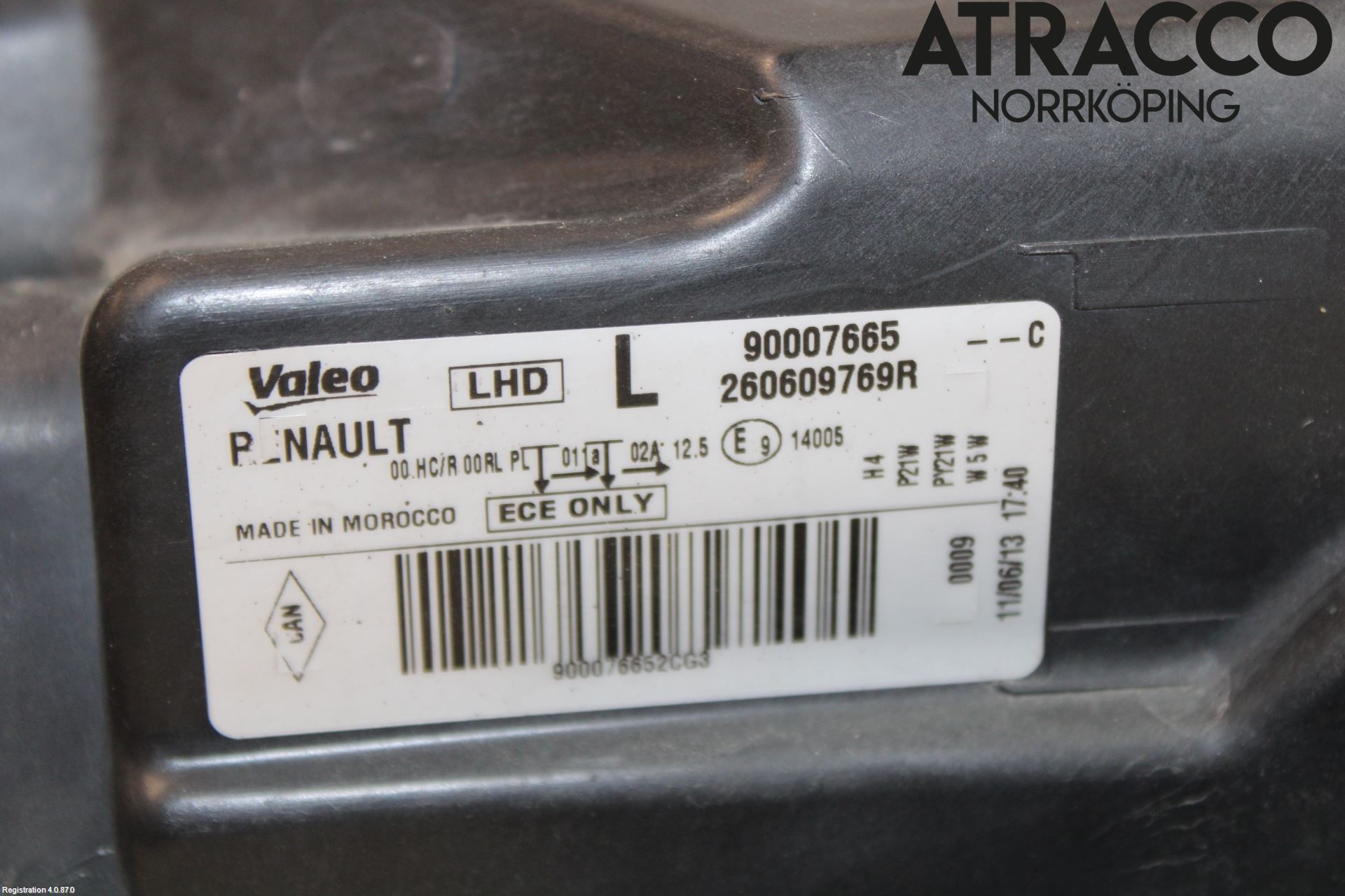 Dacia LODGY 12-18 Frontlykt Venstre