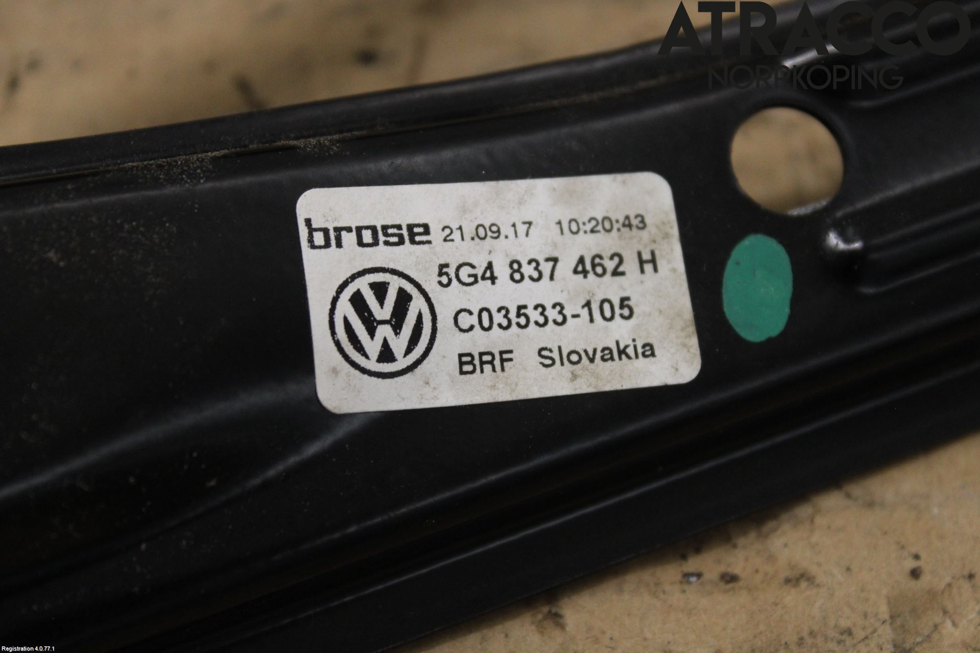Volkswagen VW GOLF / E-GOLF VII 13-20 Vindusheis El Komp