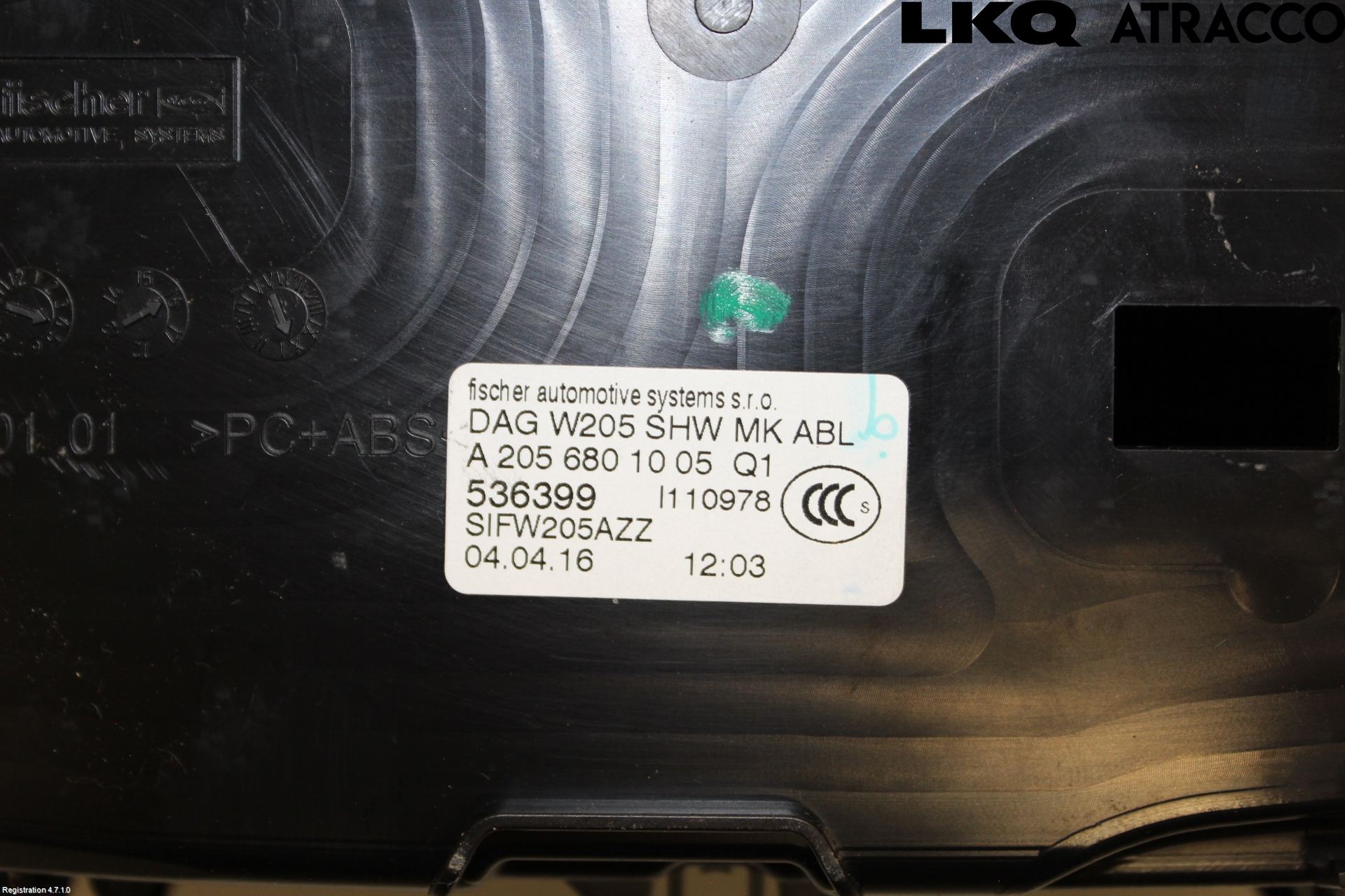 Mercedes-Benz MB GLC-KLASS (X253/C253) 15-22 Innr Oppbevaringsrom