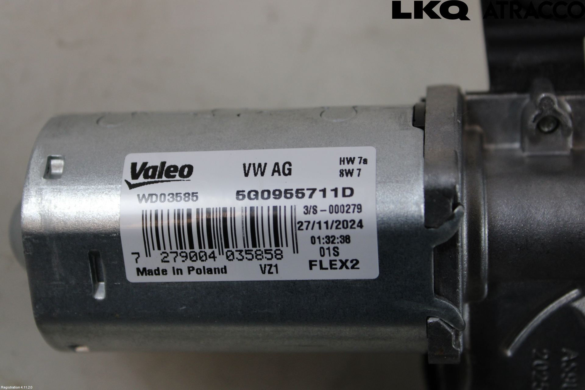 Skoda FABIA 22- Viskermotor Bakluke