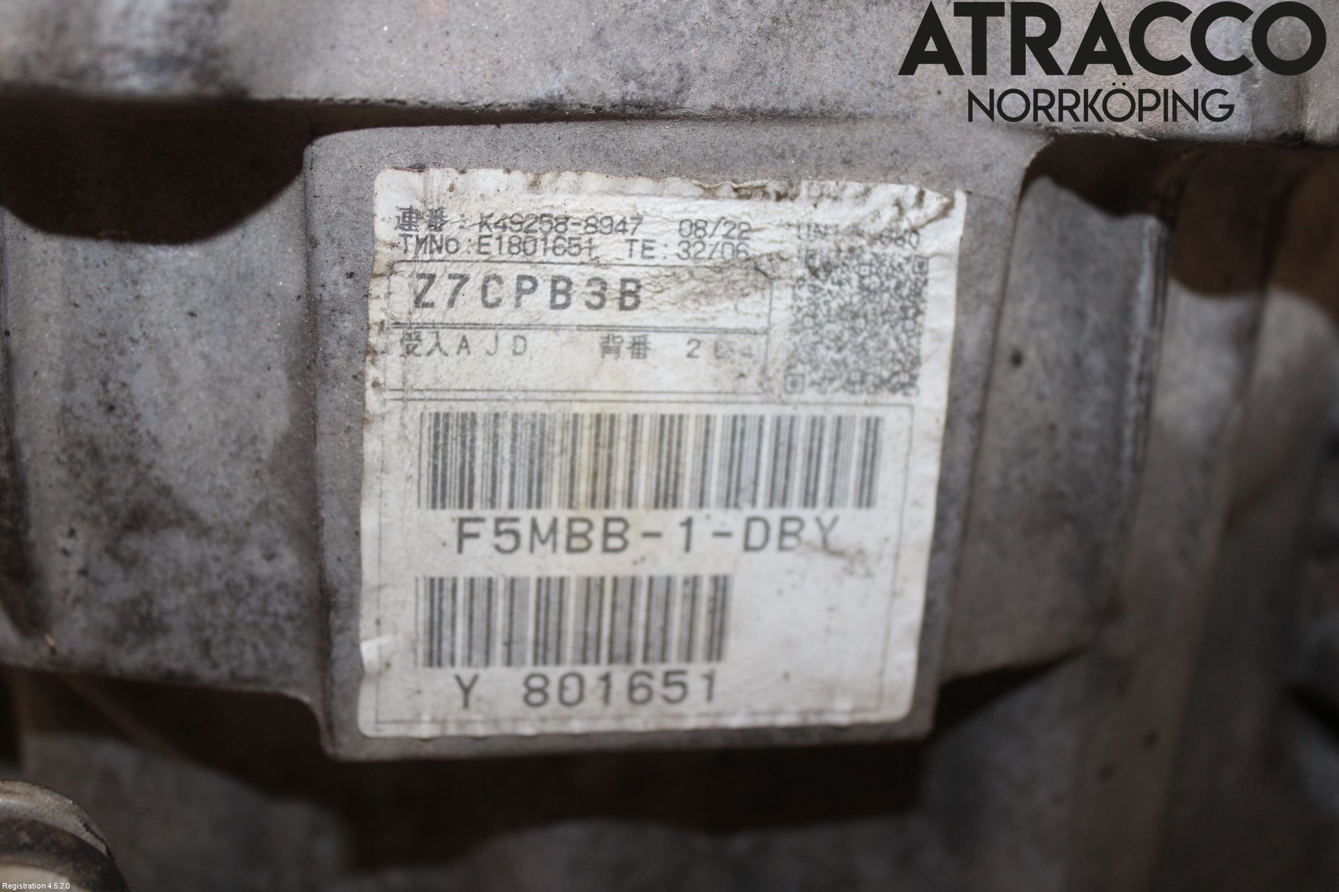 Mitsubishi LANCER 07-14 Gearkasse 5 Trinn