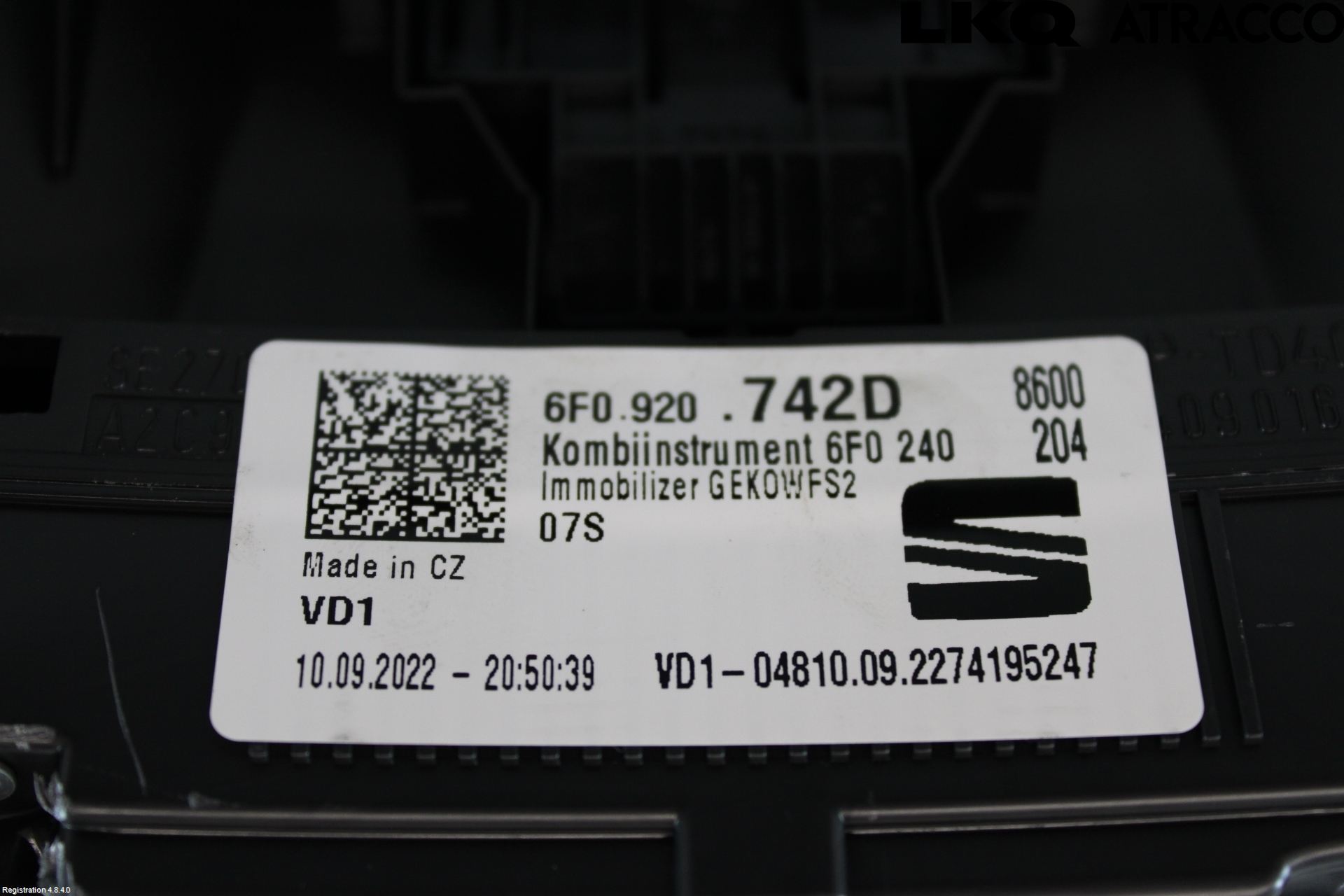 Seat ARONA Instr Kombinert