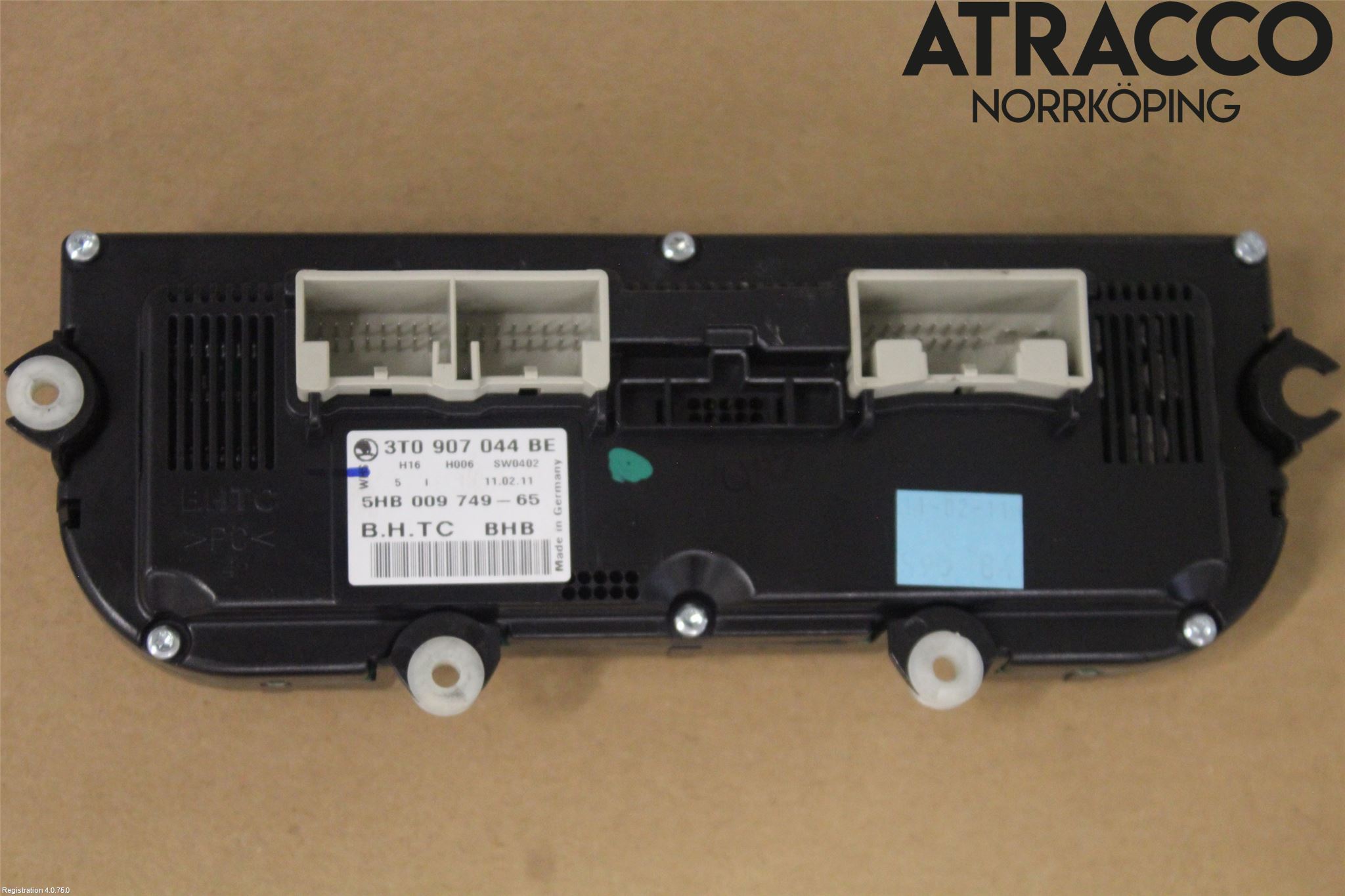 Skoda SUPERB 09-15 Varmeapparat Panel(Regulering)