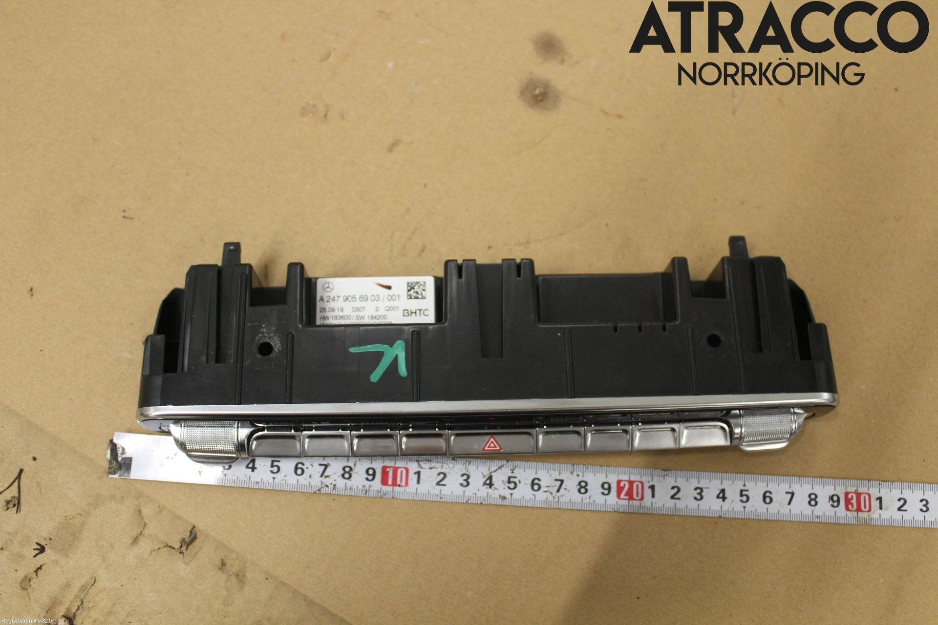 Mercedes-Benz MB A-KLASS (W177) 18- Varmeapparat Panel(Regulering)