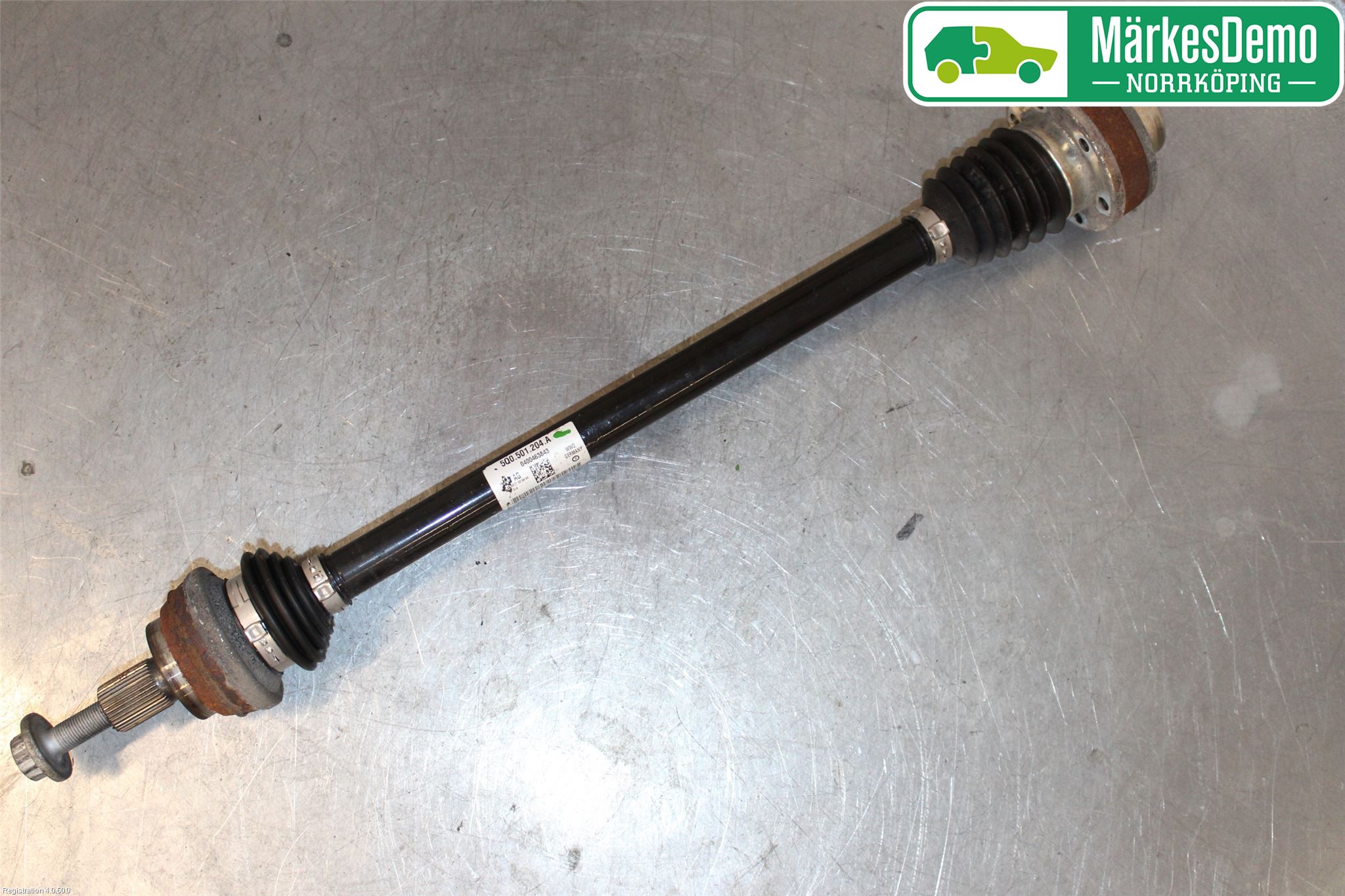 Audi A3/S3 8V 13-20 Drivaksel Bak Kompl Høyre