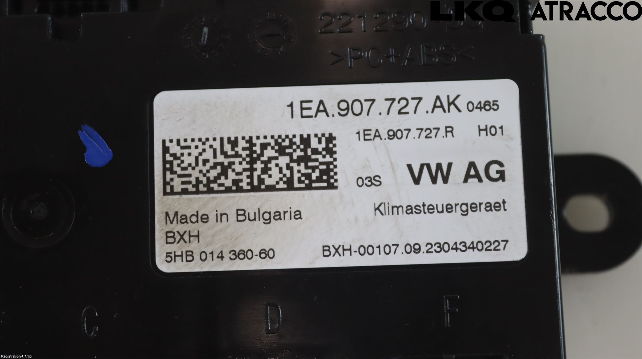 Skoda ENYAQ iV 21- Styreenhet Klima
