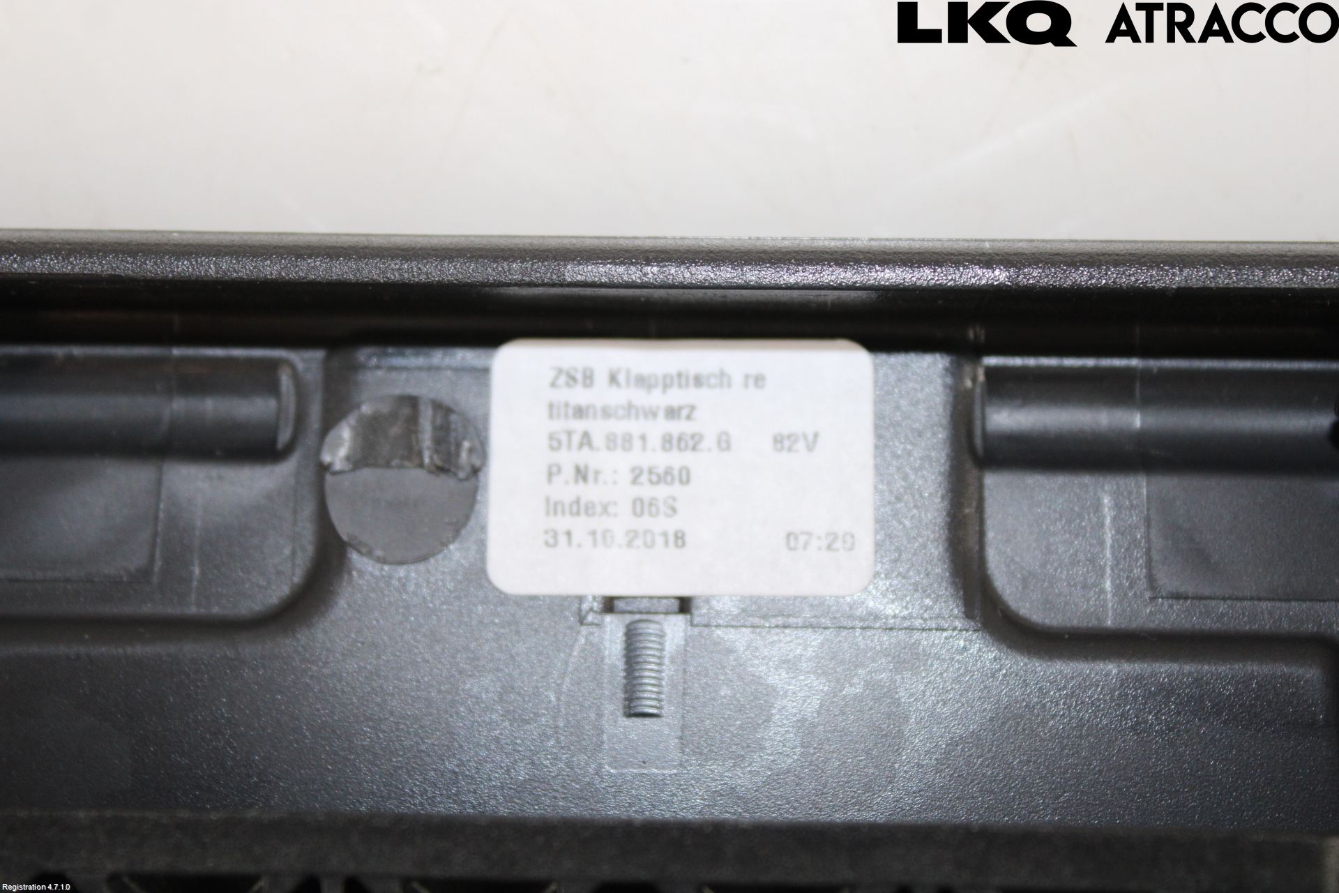 Volkswagen VW TIGUAN 16-24 Innr Sete Foran Høyre