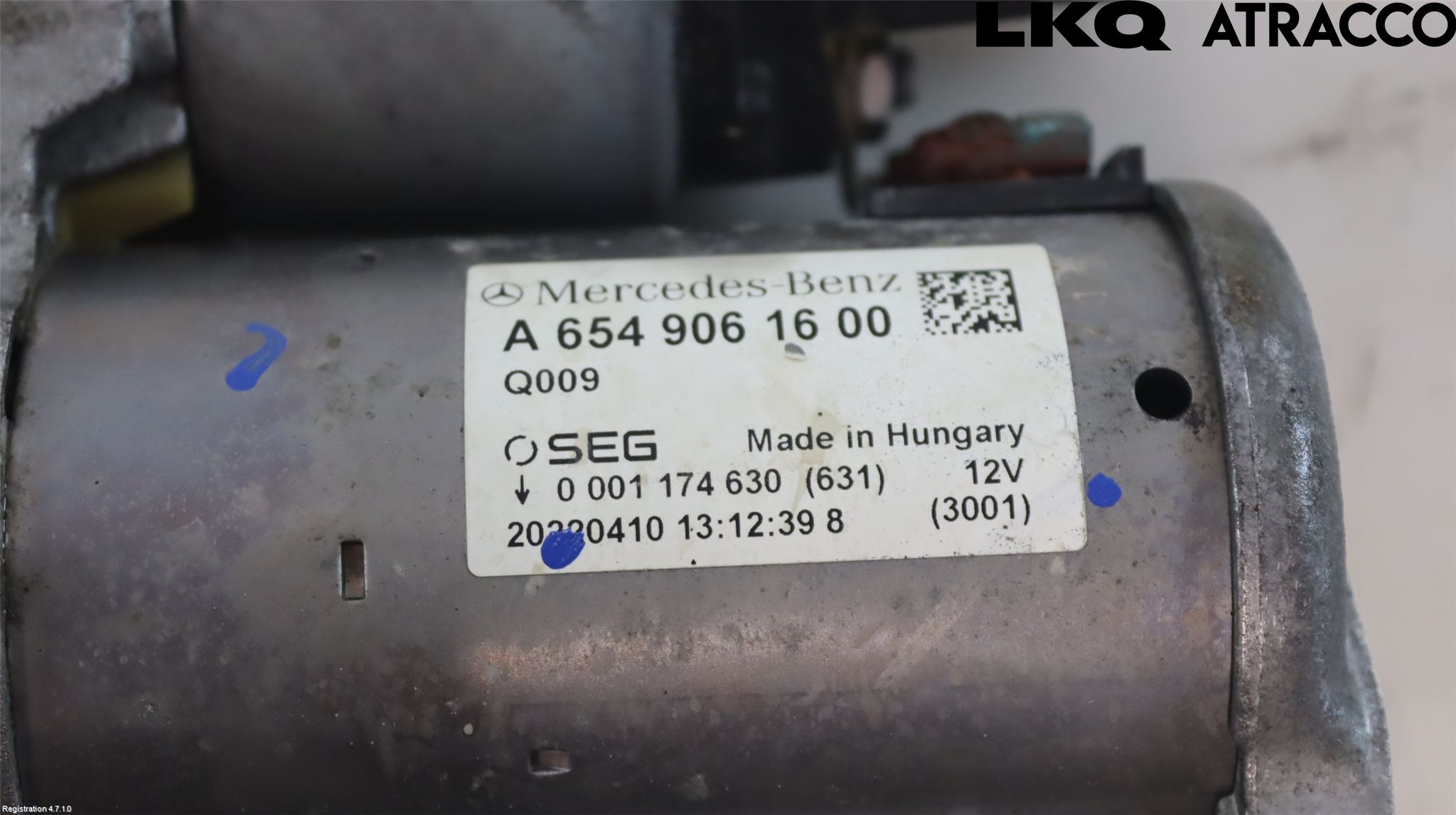 Mercedes-Benz MB VITO/V-KLASS (W640,W447,W448) 14- Startmotor Diesel