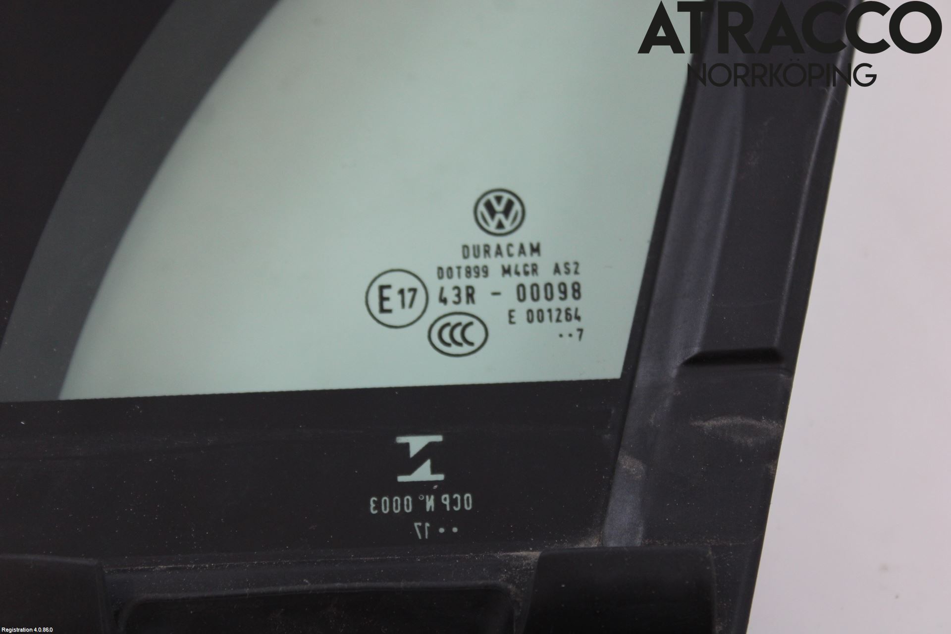 Volkswagen VW TIGUAN 16-24 Dørrute Foran Høyre Trekant