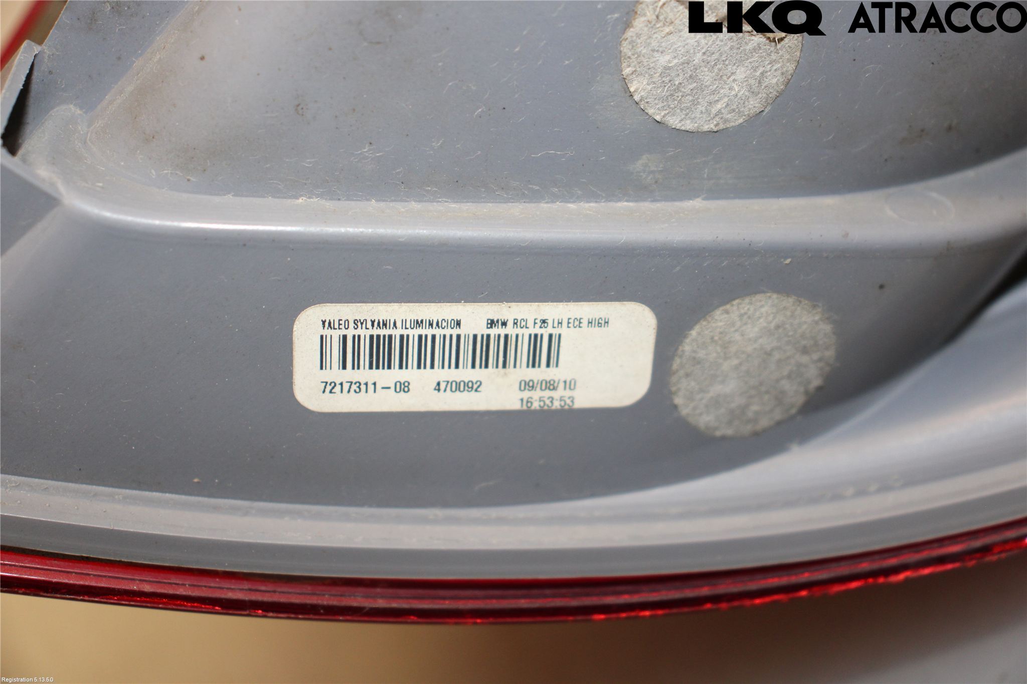 BMW X3 F25 10-17 Baklykt Venstre