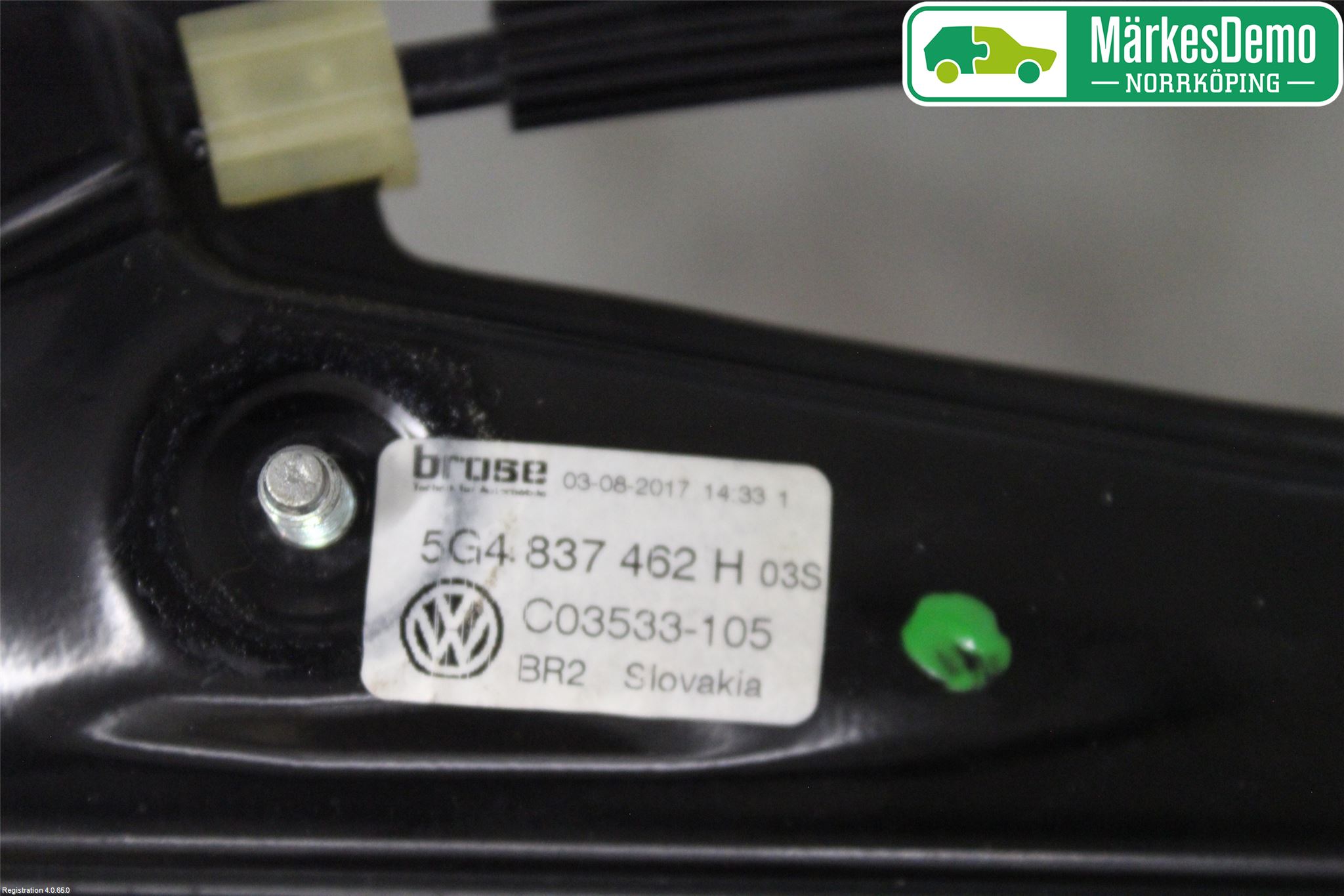 Volkswagen VW GOLF / E-GOLF VII 13-20 Vindusheis El Komp