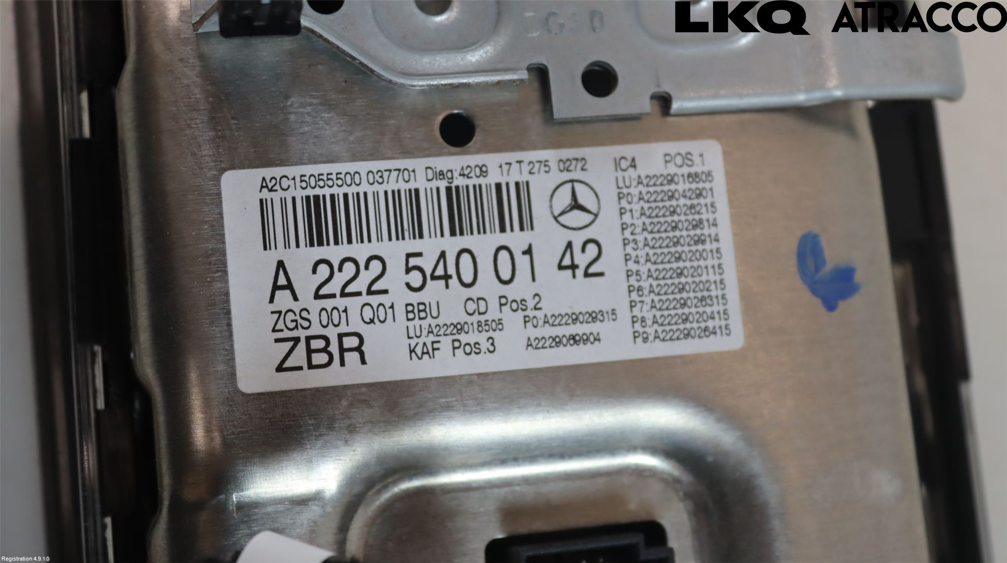 Mercedes-Benz MB S-KLASS (W222) 13-20 Instr Kombinert
