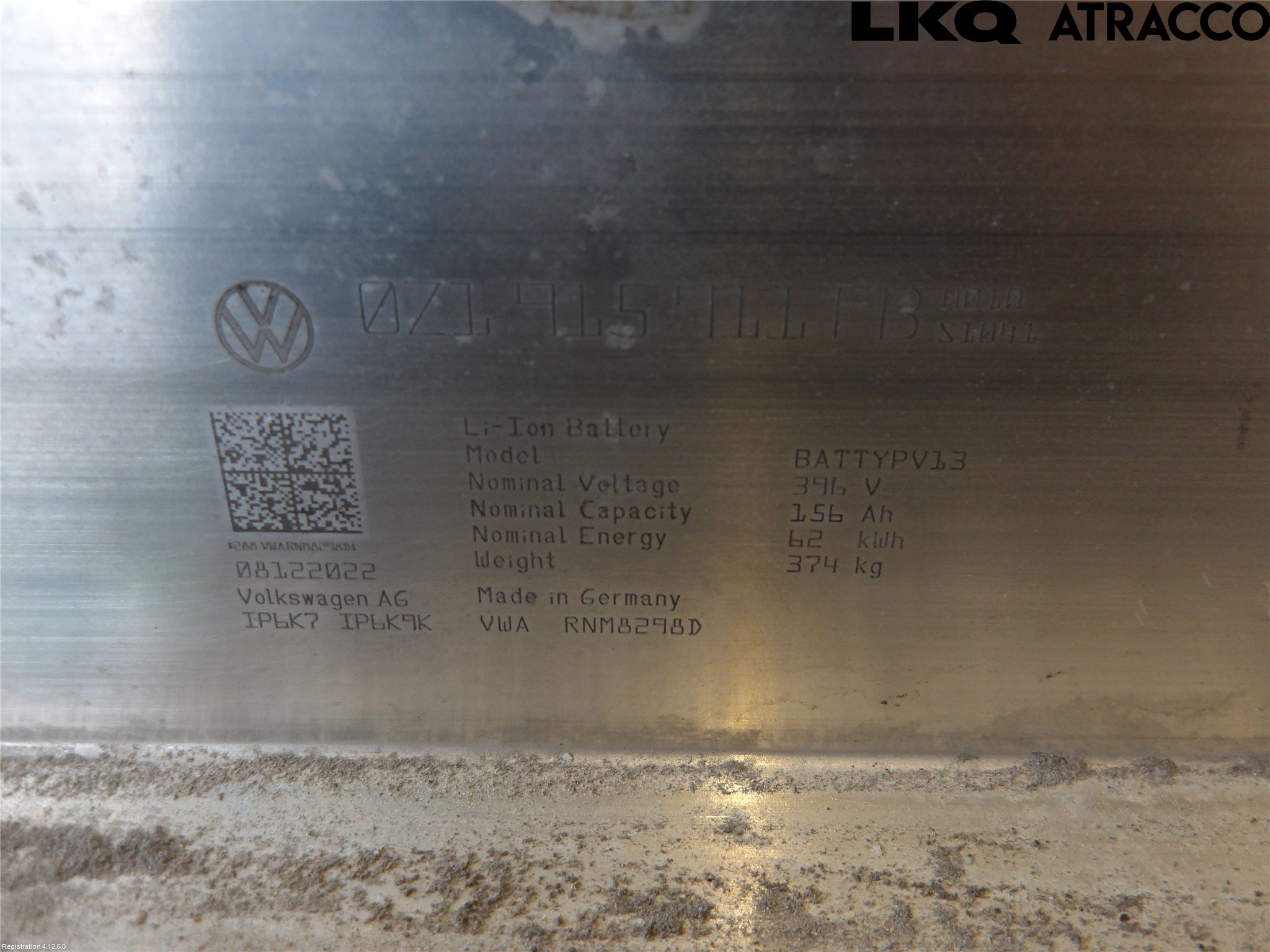Volkswagen VW ID.3 21- Hybrid Batteri