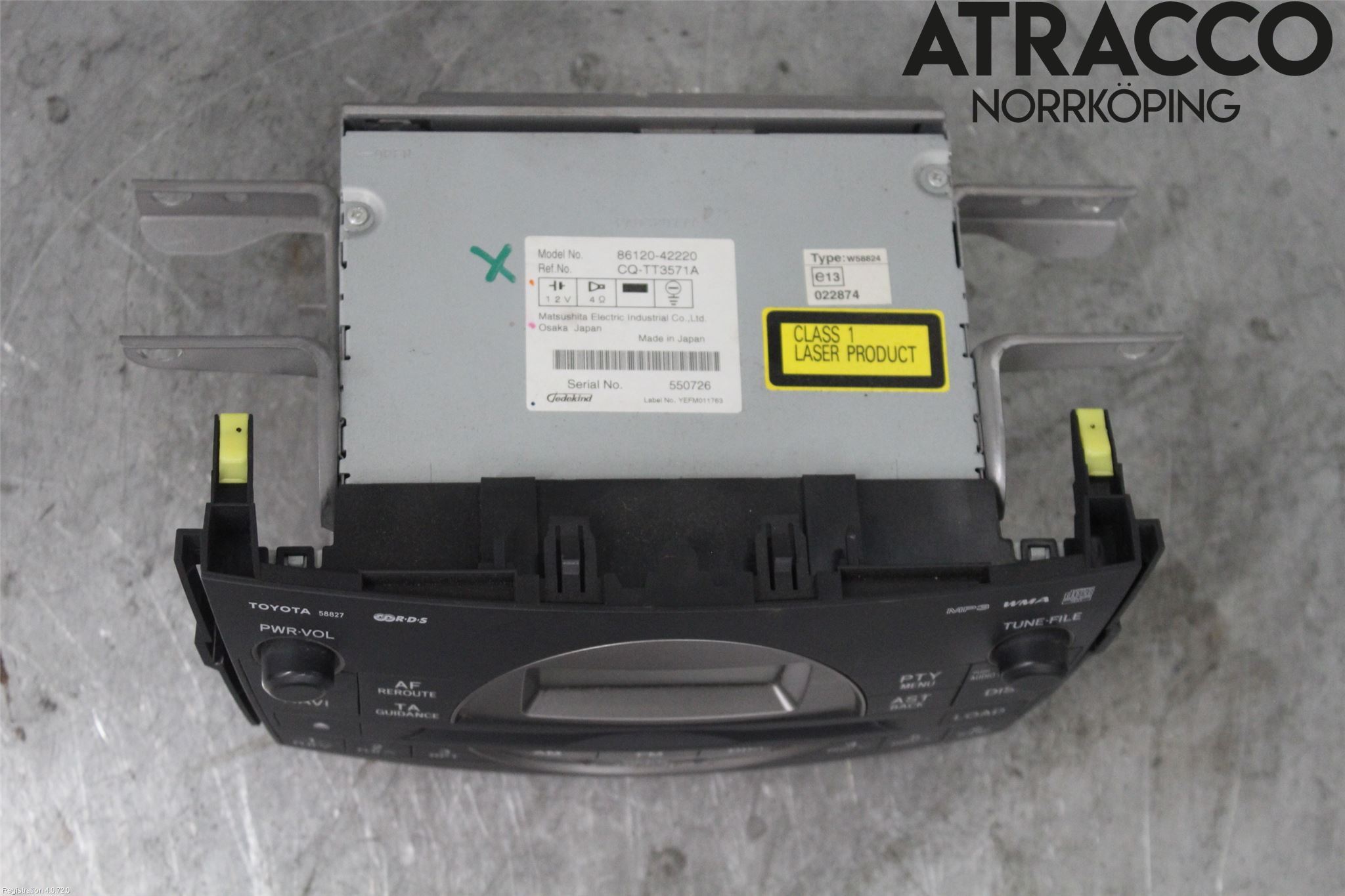 Toyota RAV 4 06-12 Stereo Radio Med Cd