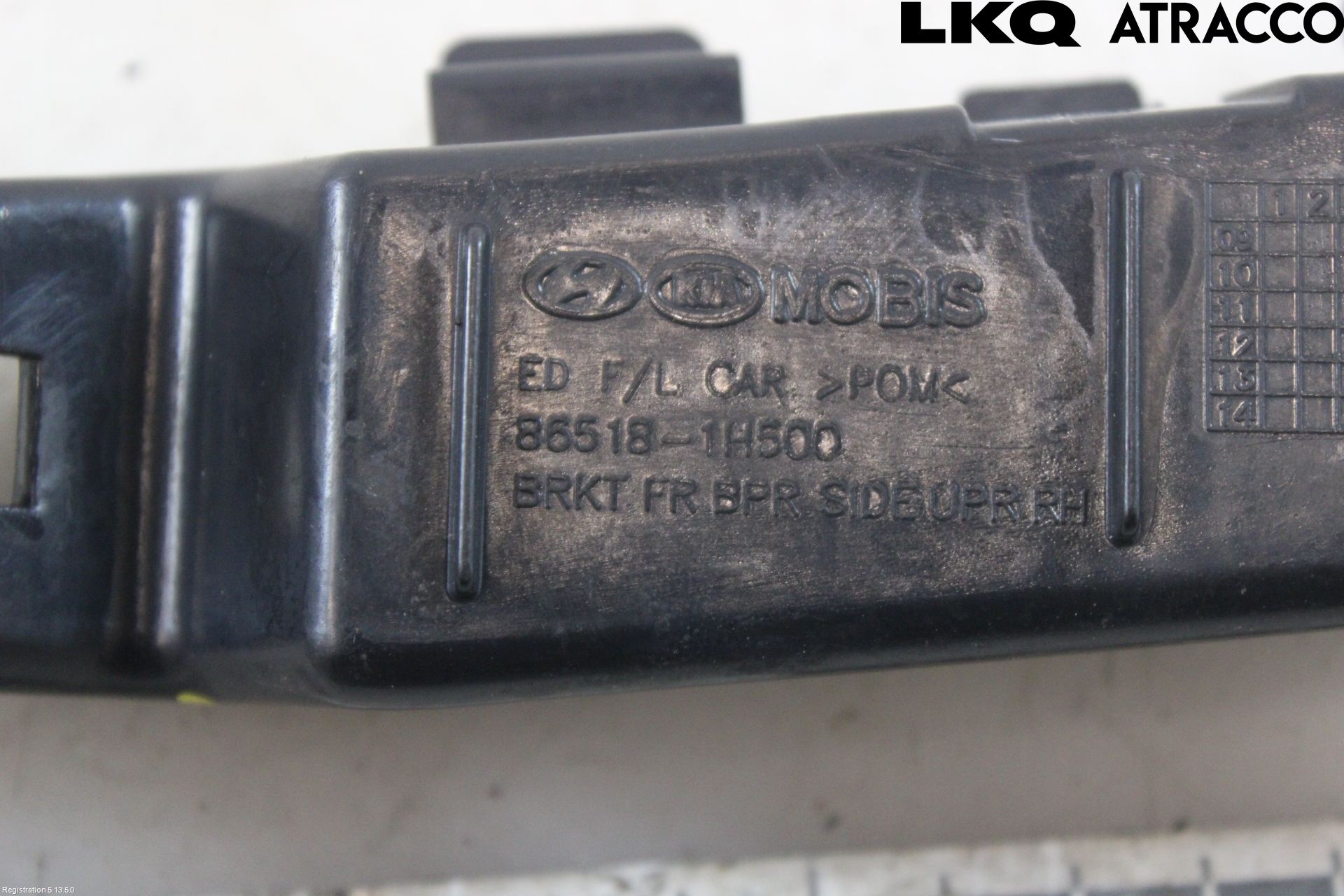 Kia CEED 06-12 Støtfangerfeste Foran Høyre