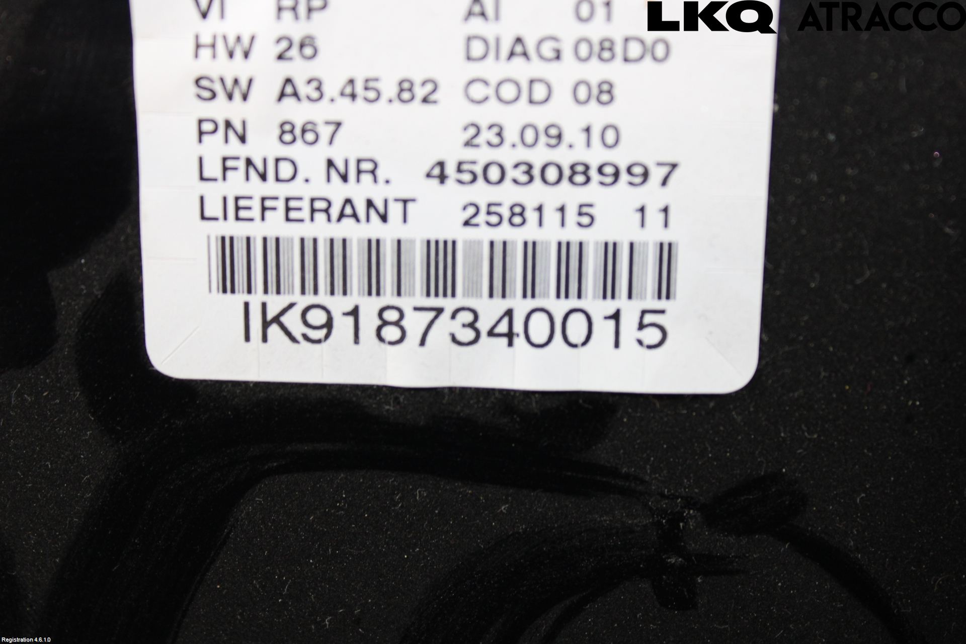 BMW 3 E90/91 SED/TOU 05-12 Instr Kombinert