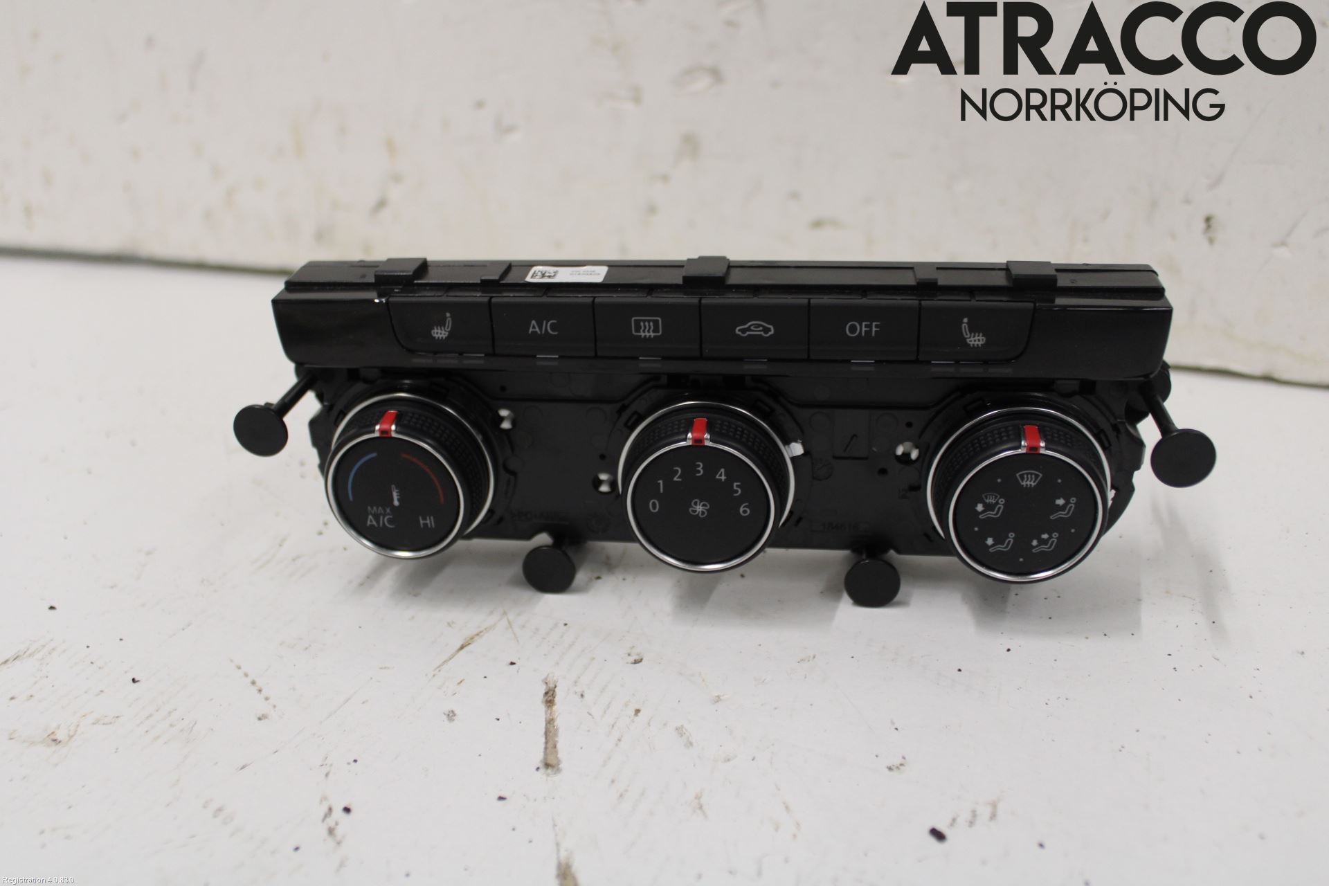 Volkswagen VW GOLF / E-GOLF VII 13-20 Varmeapparat Panel(Regulering)