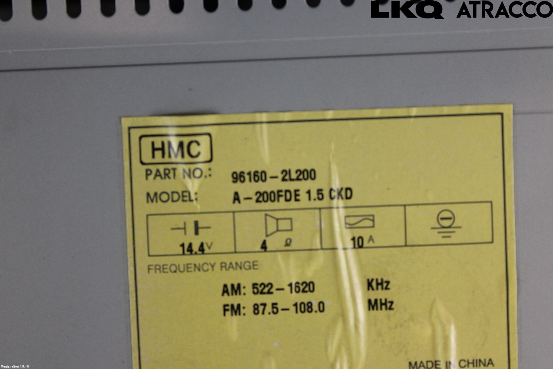 Hyundai i30 FD 07-12 Stereo Radio Med Cd