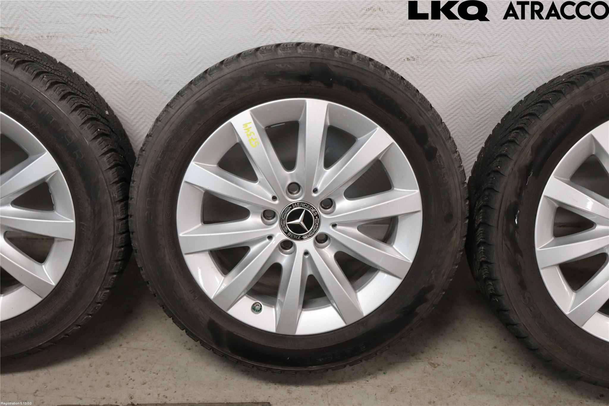 Mercedes-Benz MB CLA-KLASS (C117/X117) 13-19 Dekk Vinter På Alu Felg 4Stk