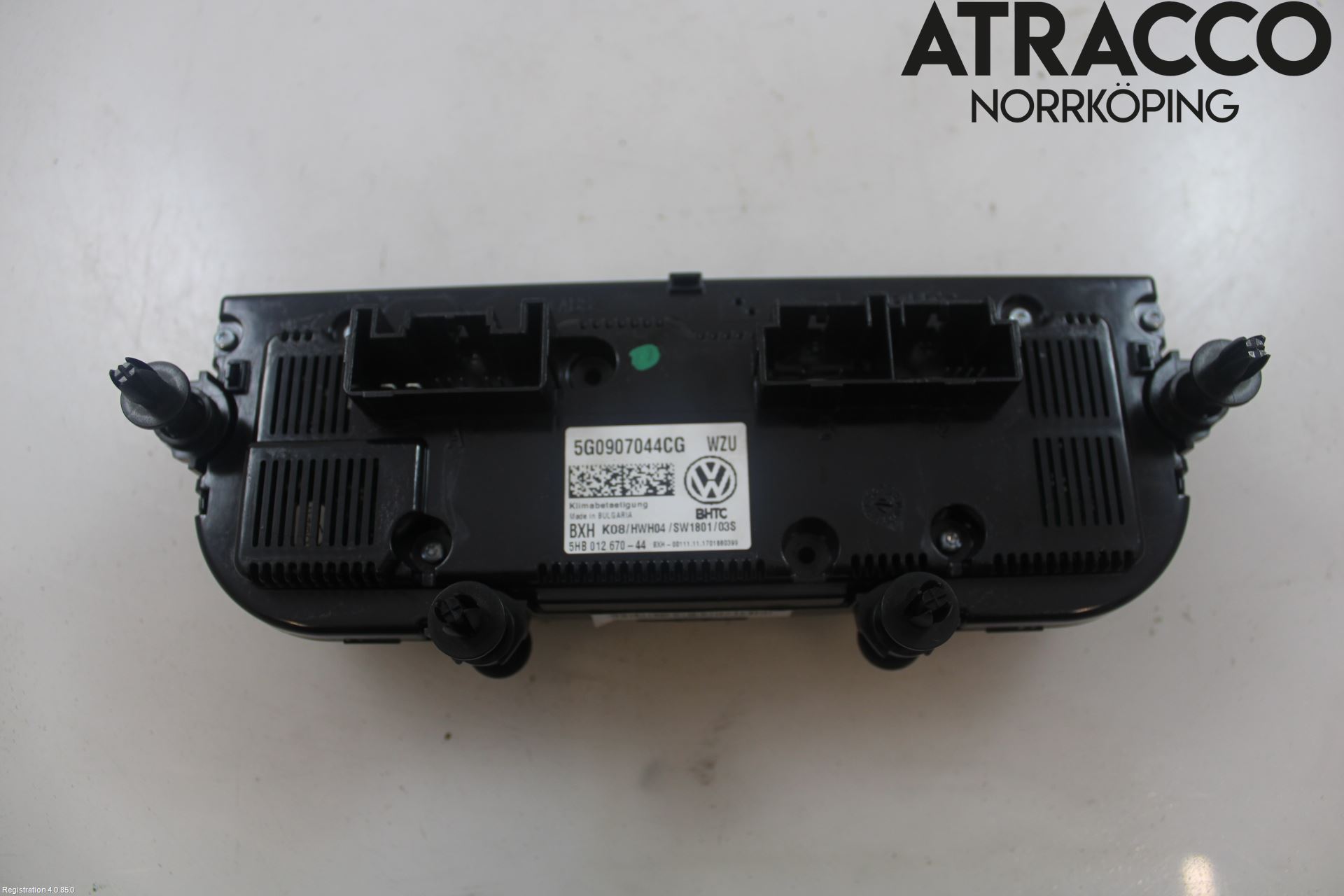 Volkswagen VW GOLF / E-GOLF VII 13-20 Varmeapparat Panel(Regulering)