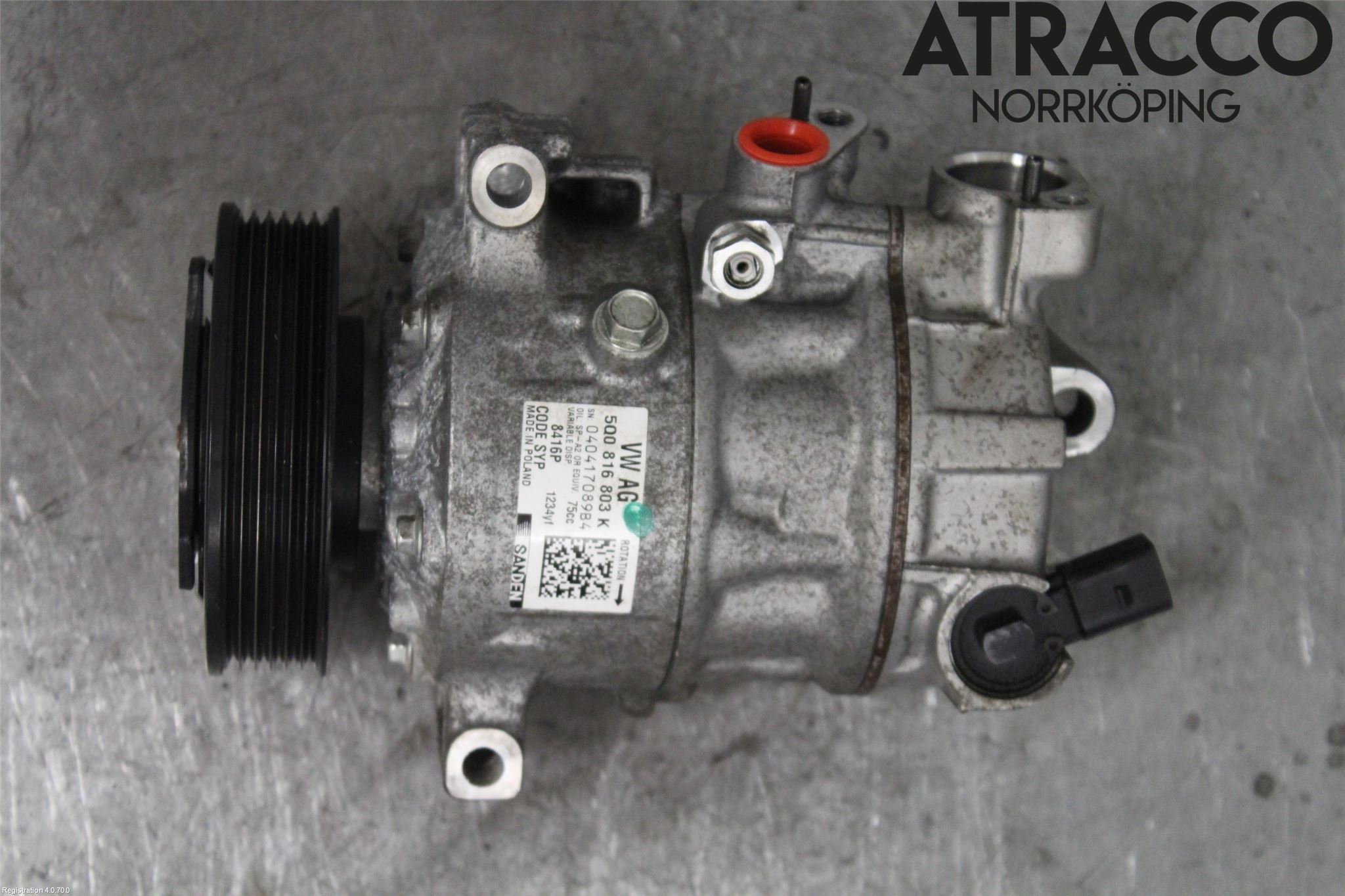 Skoda SUPERB 16-24 Varme Ac Kompressor