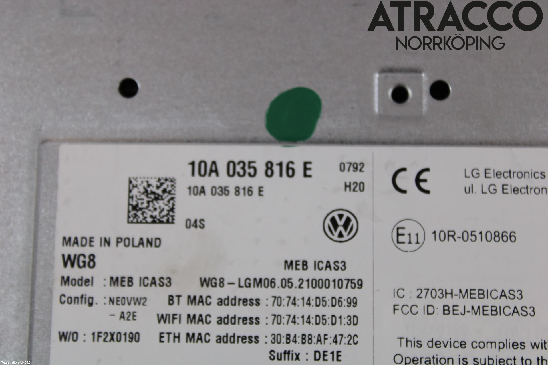 Volkswagen VW ID.4 21- Stereo Radio Med Cd