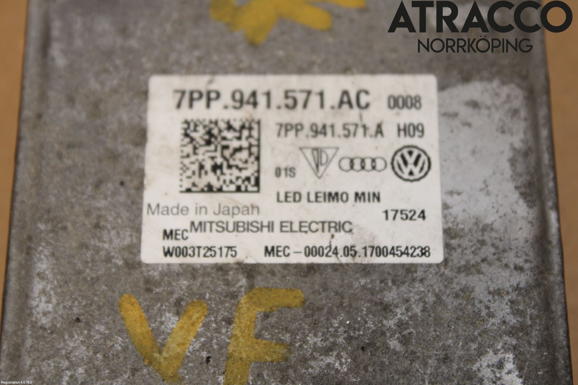Volkswagen VW PASSAT 15-19 Styreenhet Xenon