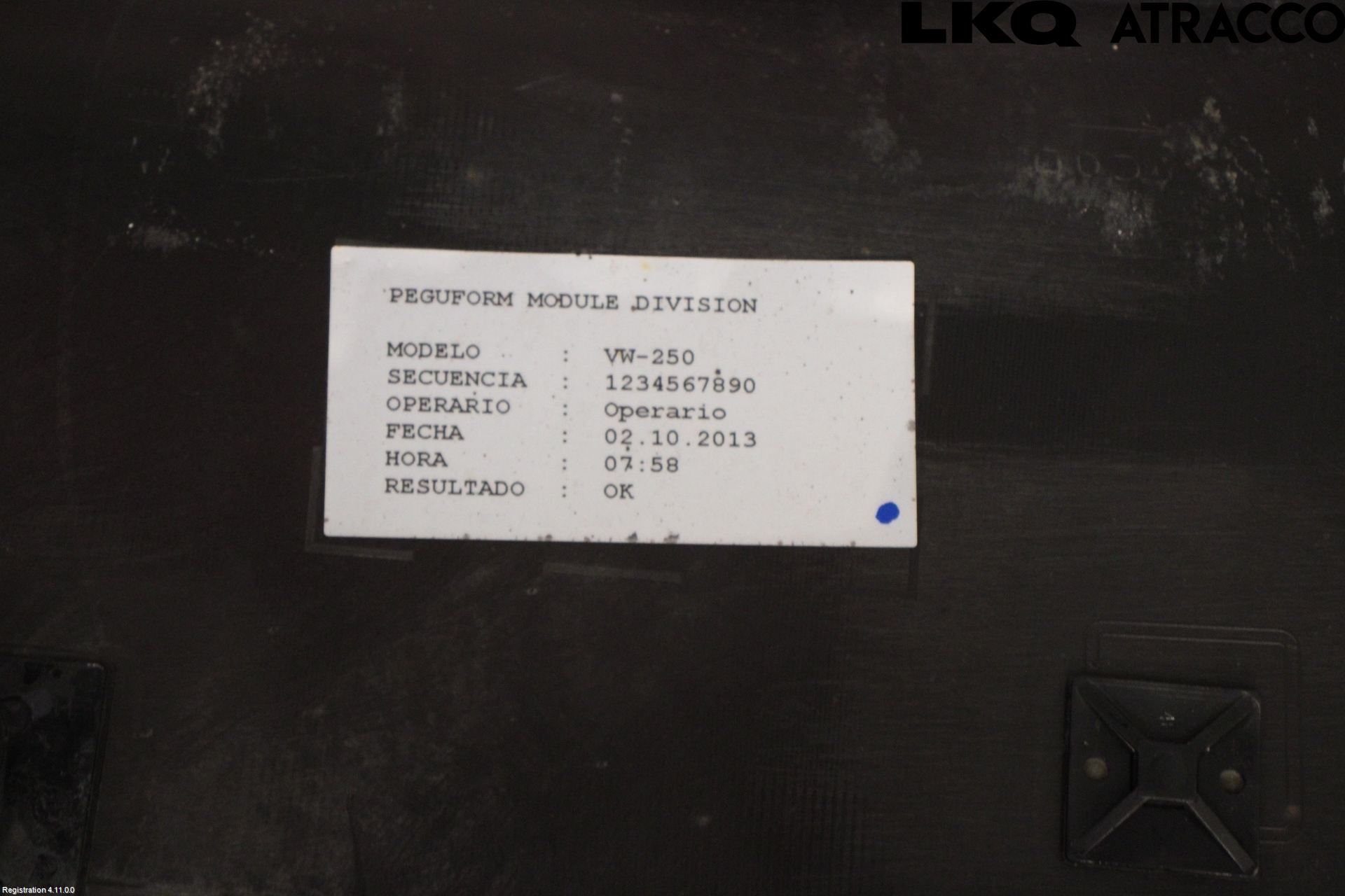 Volkswagen VW POLO 10-17 Støtfanger Bak Overtrekk