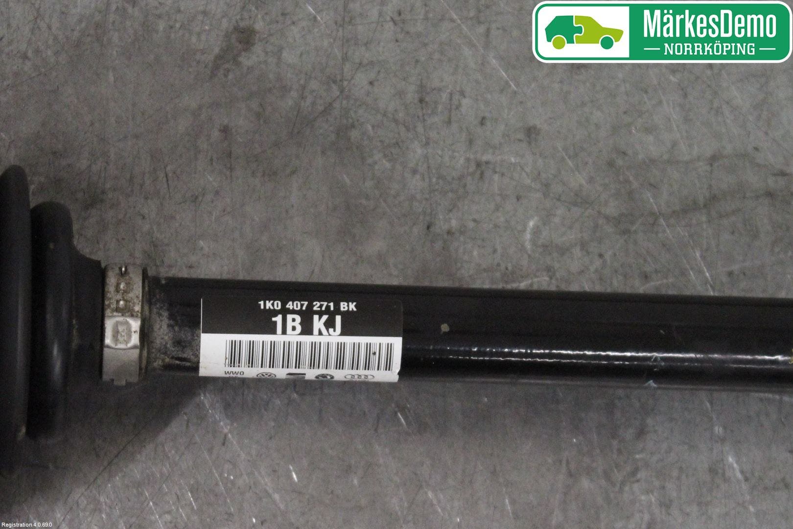 Volkswagen VW GOLF / E-GOLF VII 13-20 Drivaksel Foran Kompl Venstre