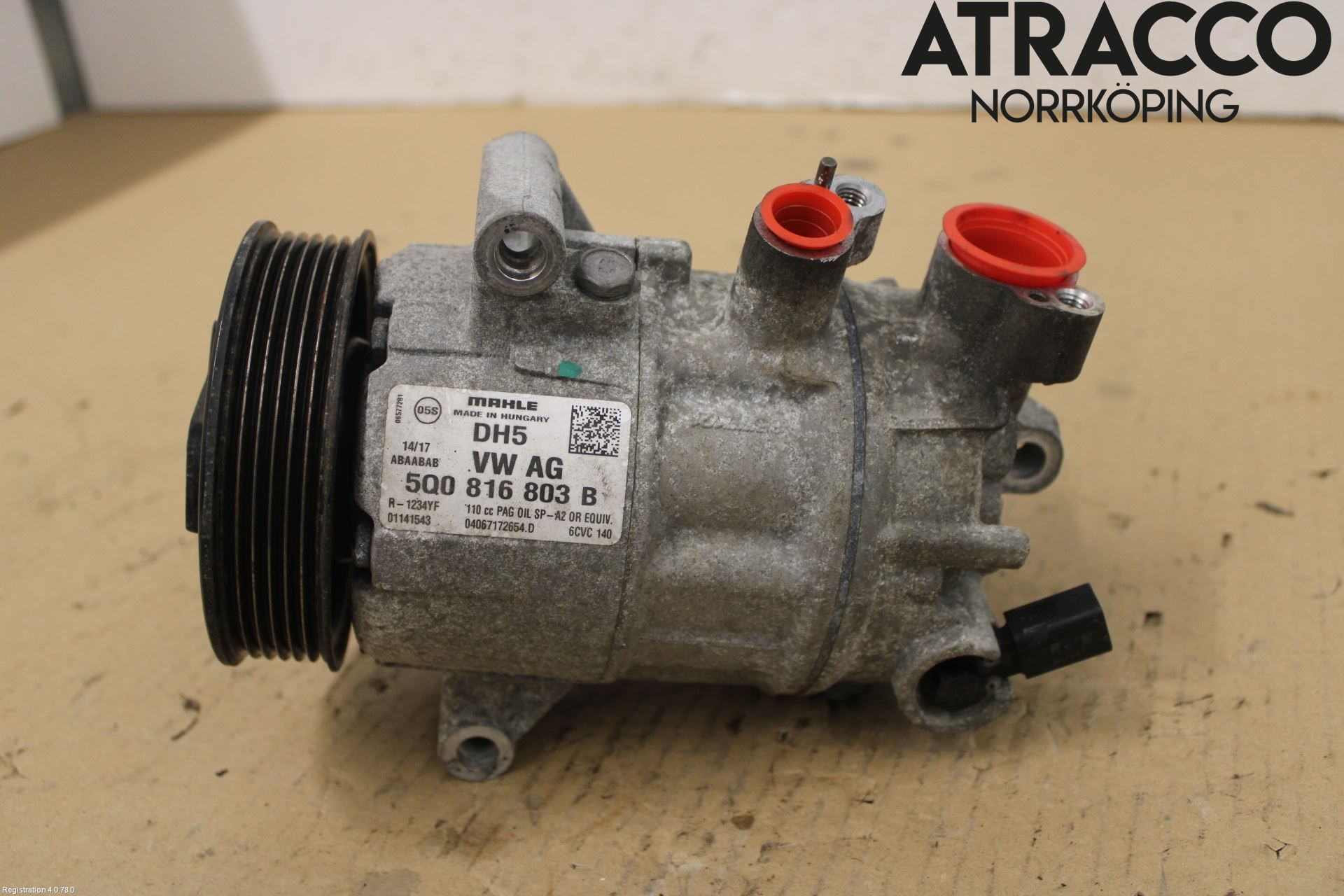 Audi A1/S1 11-18 Varme Ac Kompressor