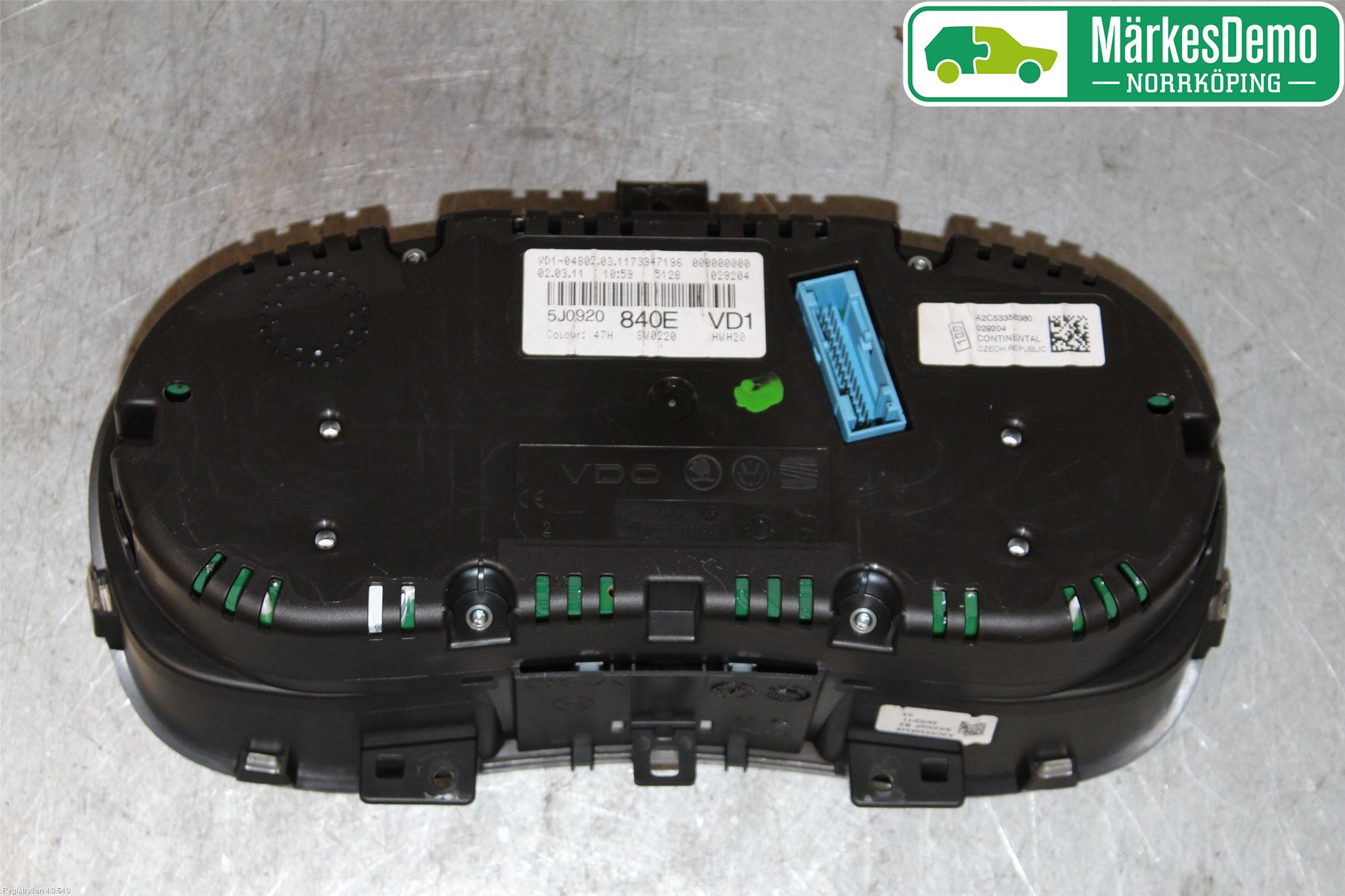 Skoda FABIA 07-14 Instr Kombinert