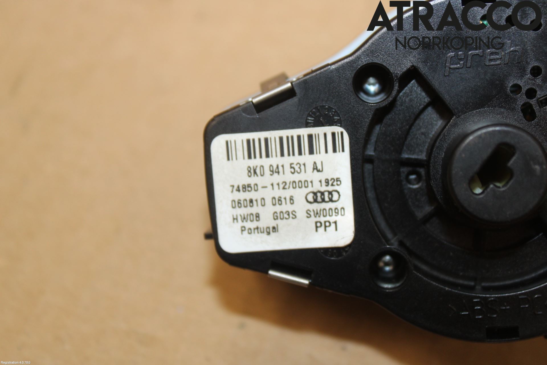 Audi A4/S4 08-11 Bryter Hovedlys
