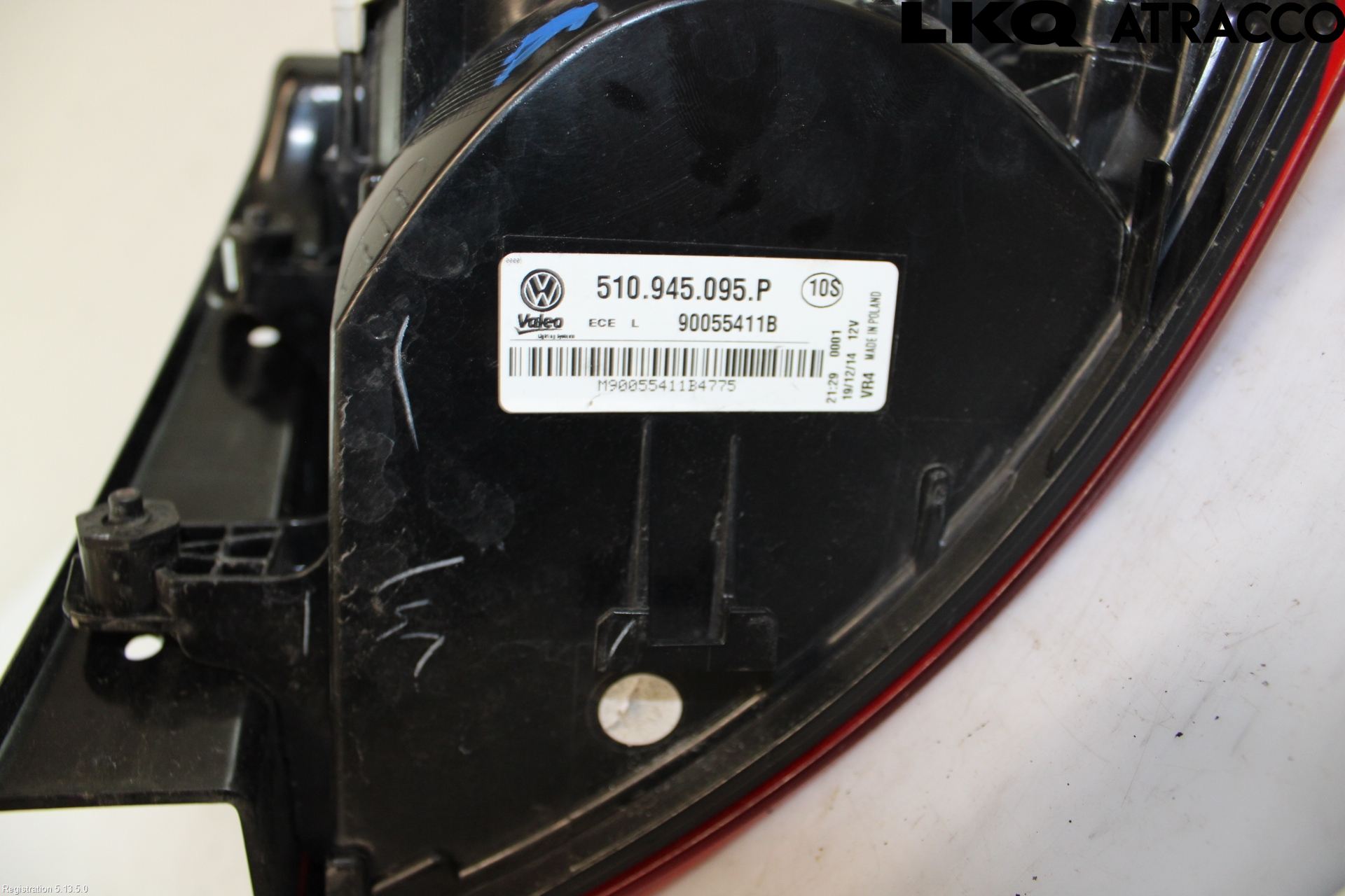 Volkswagen VW GOLF SPORTSVAN 15-20 Baklykt Venstre