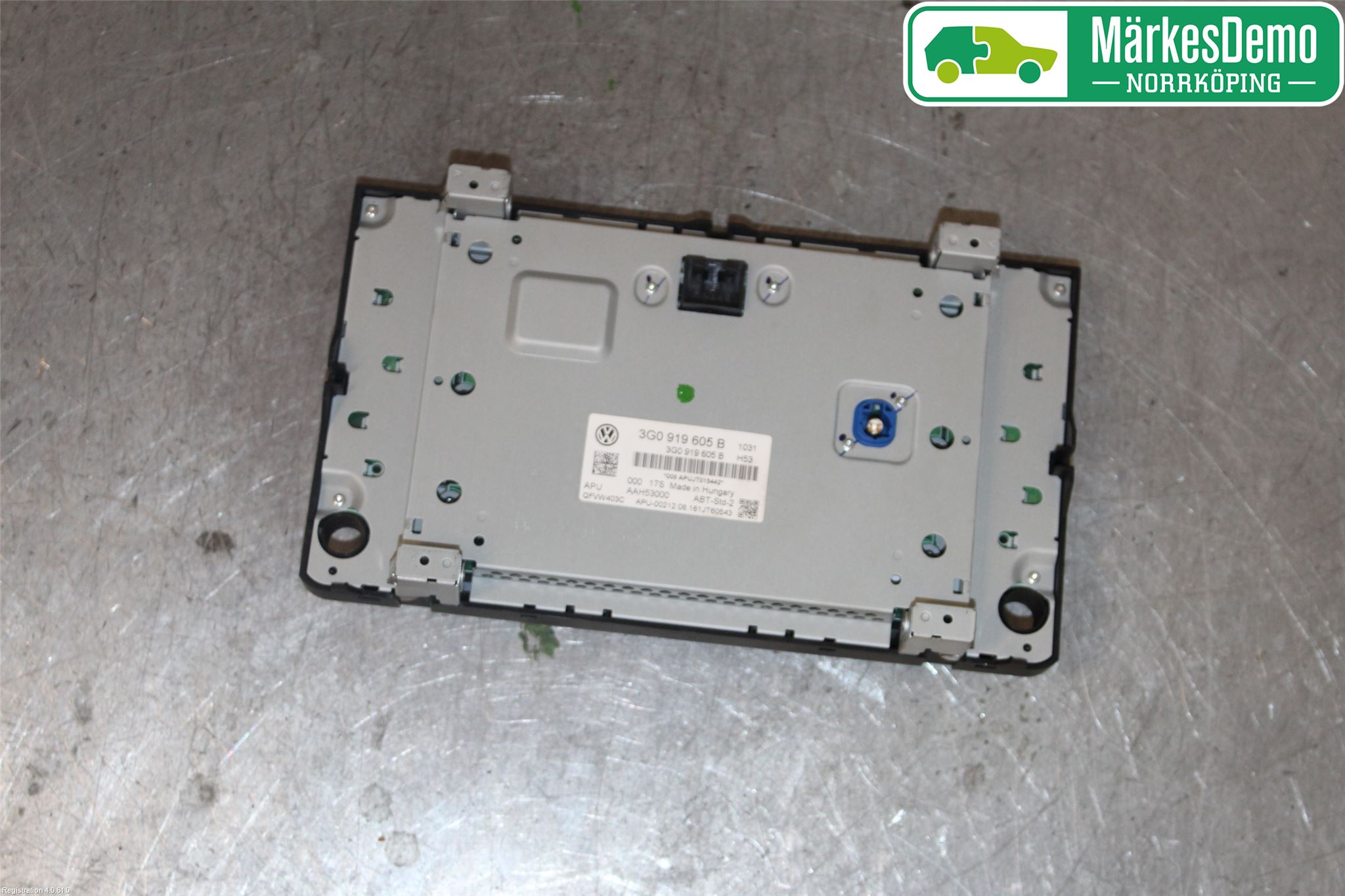 Volkswagen VW PASSAT 15-19 Multifunktionsdisplay