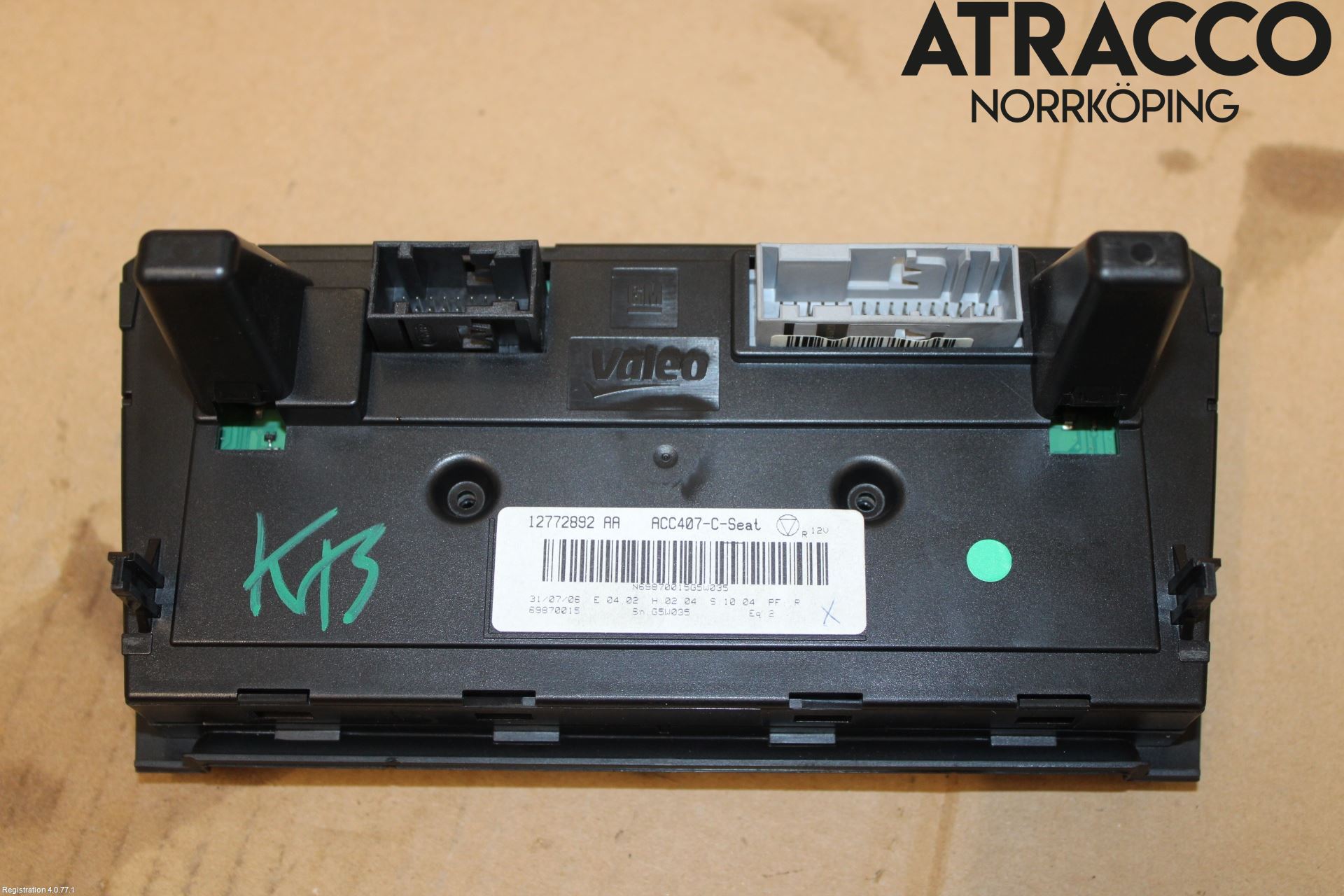 Saab 9-3 VER 2 Varmeapparat Panel(Regulering)