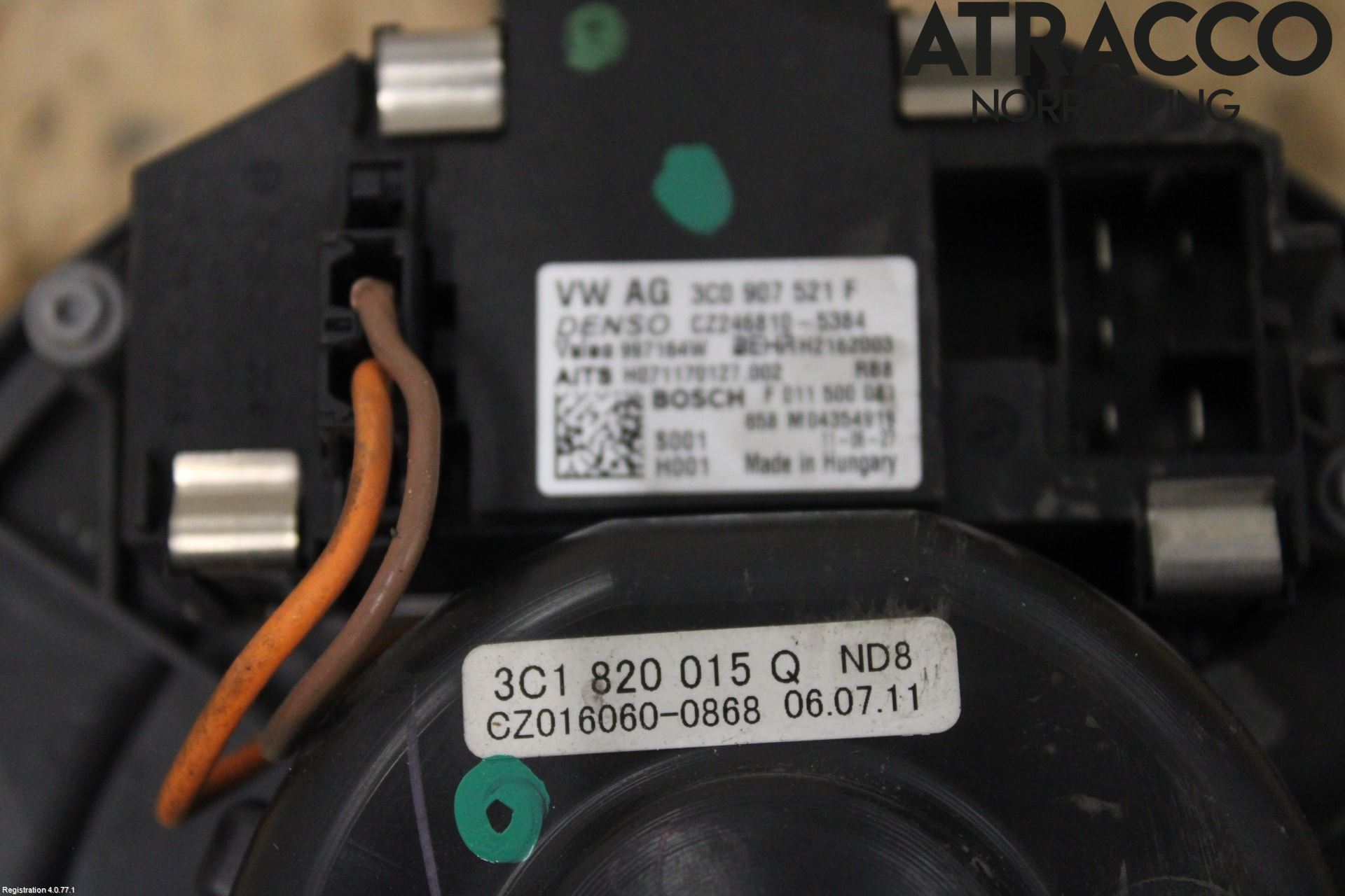 Volkswagen VW PASSAT 11-14 Varmeapparat Viftemotor