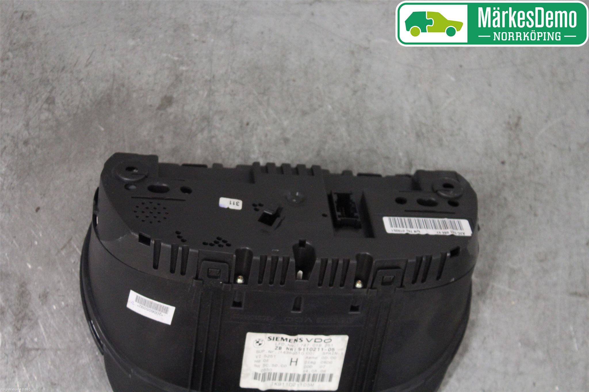 BMW 3 E90/91 SED/TOU 05-12 Instr Kombinert