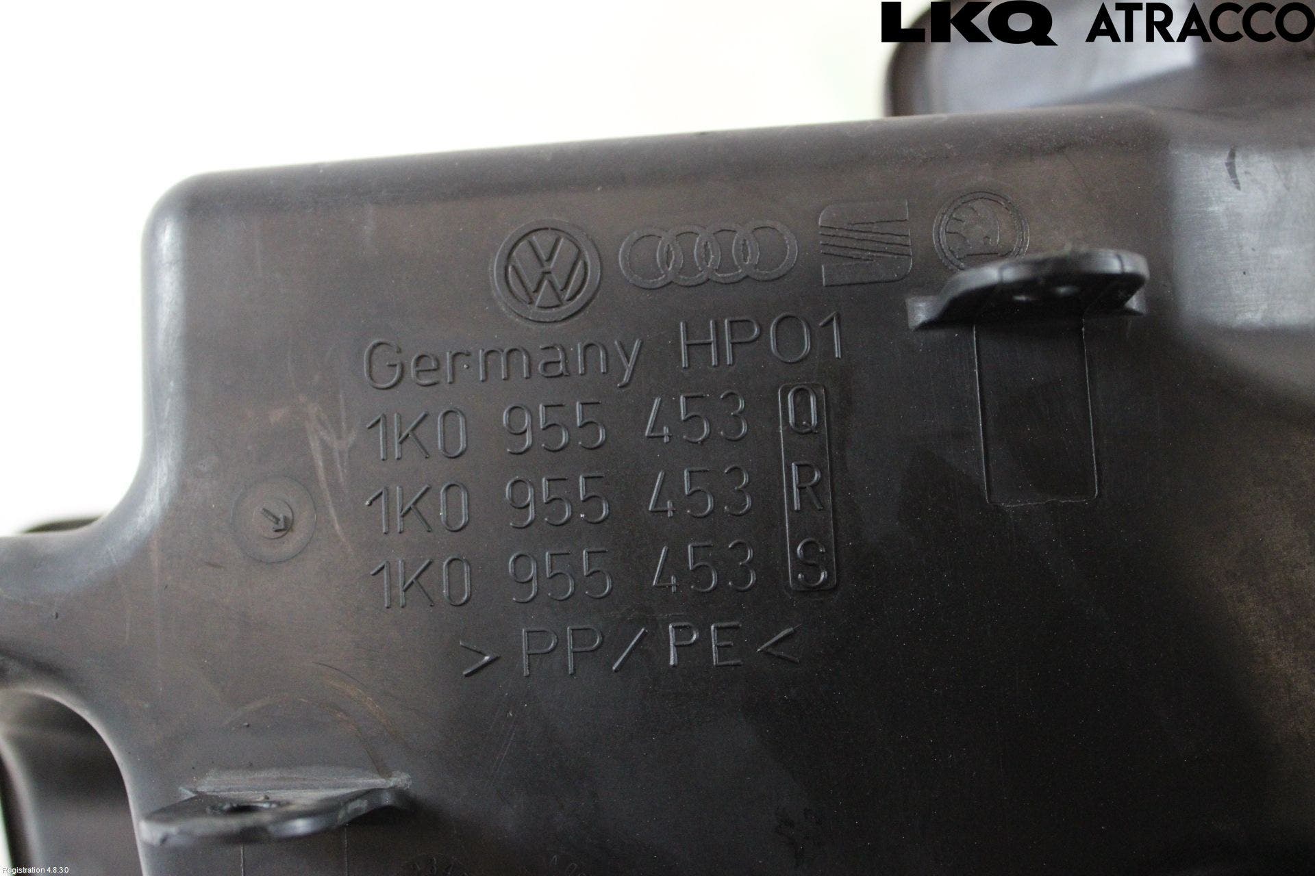 Volkswagen VW GOLF VI 09-13 Spylerbeholder Frontrute-Lykte