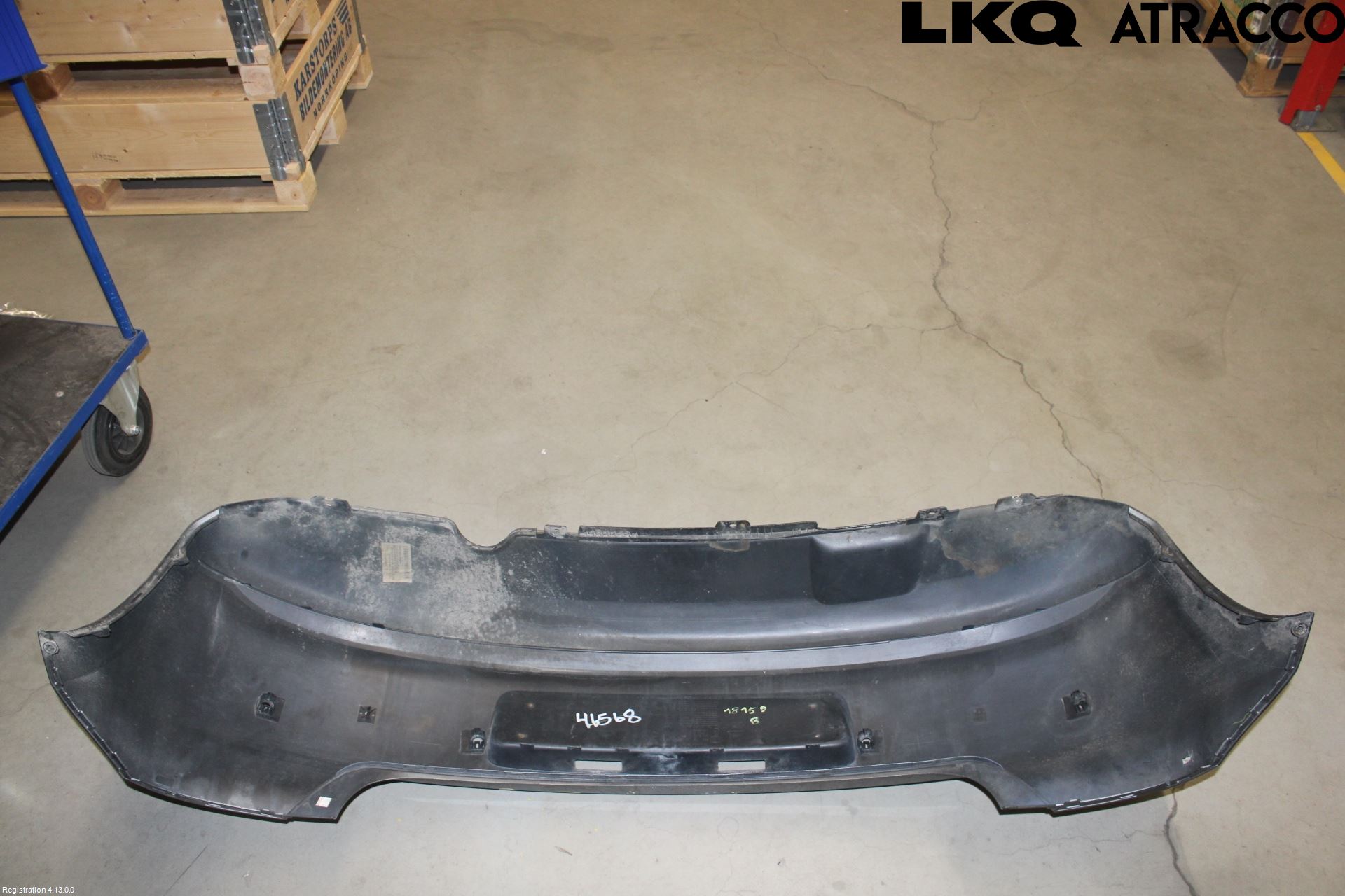 Volkswagen VW POLO 10-17 Støtfanger Bak