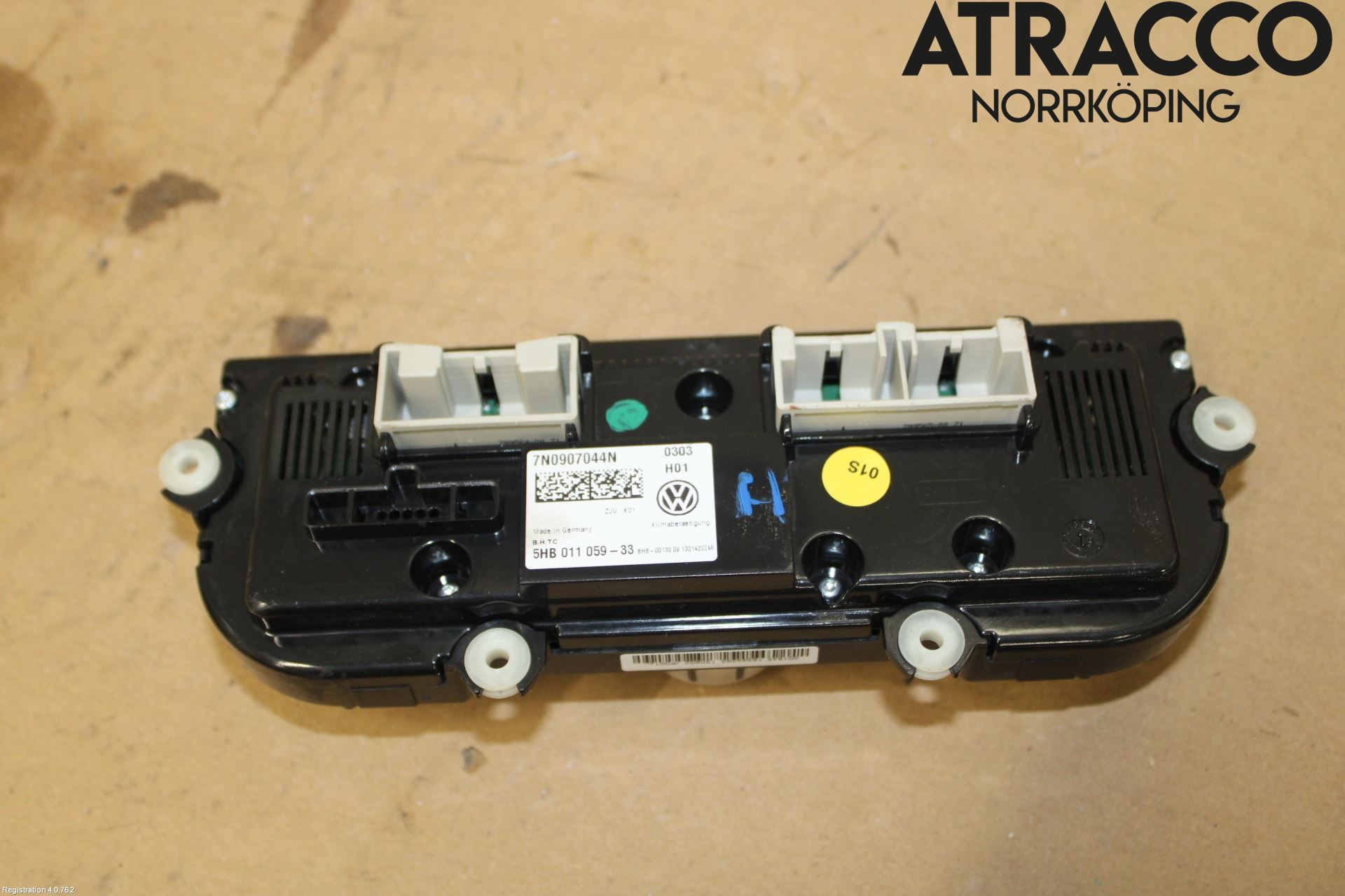 Volkswagen VW SHARAN 11- Varmeapparat Panel(Regulering)