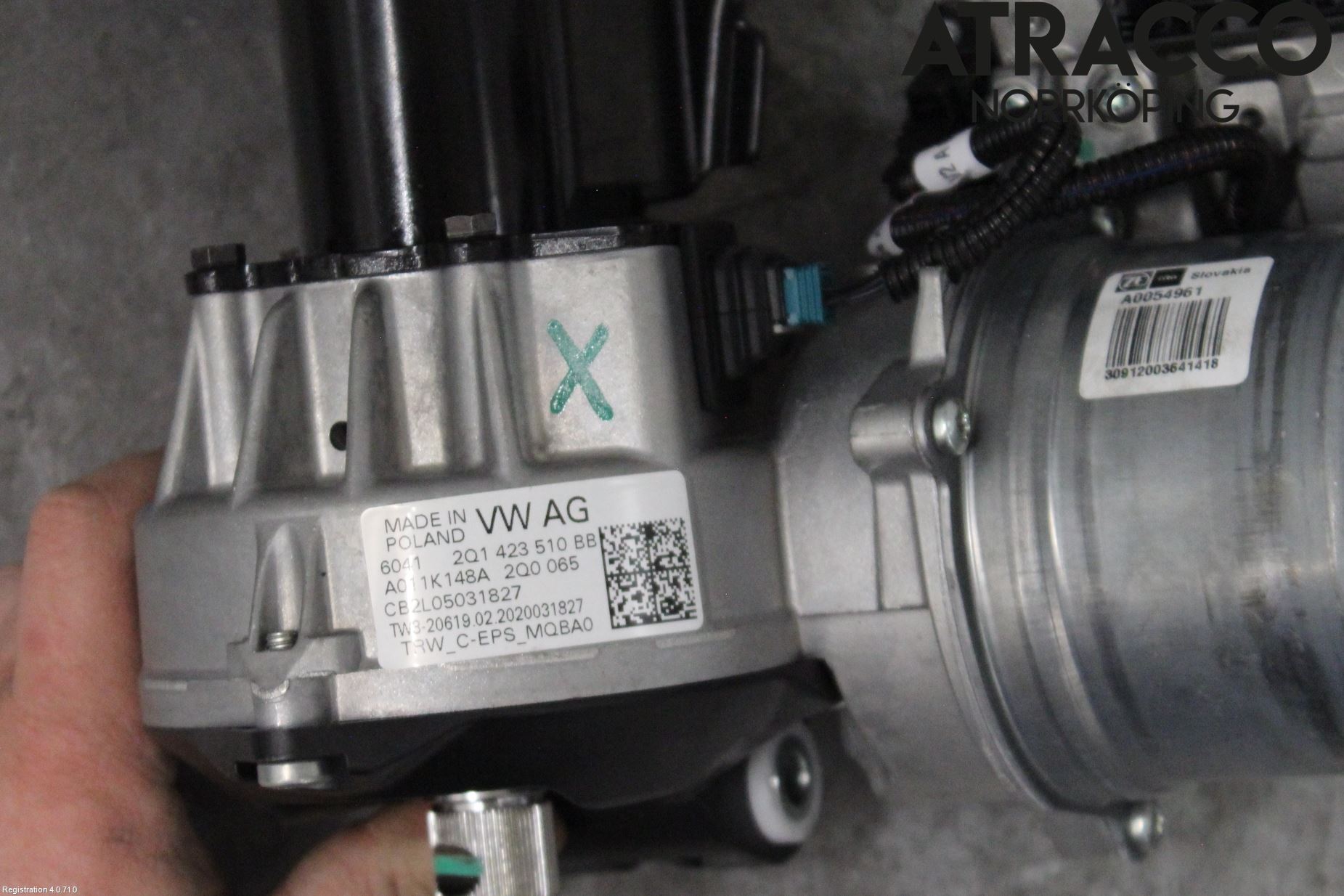 Skoda KAMIQ 20- Rattakselaggregat Innebygd Servo