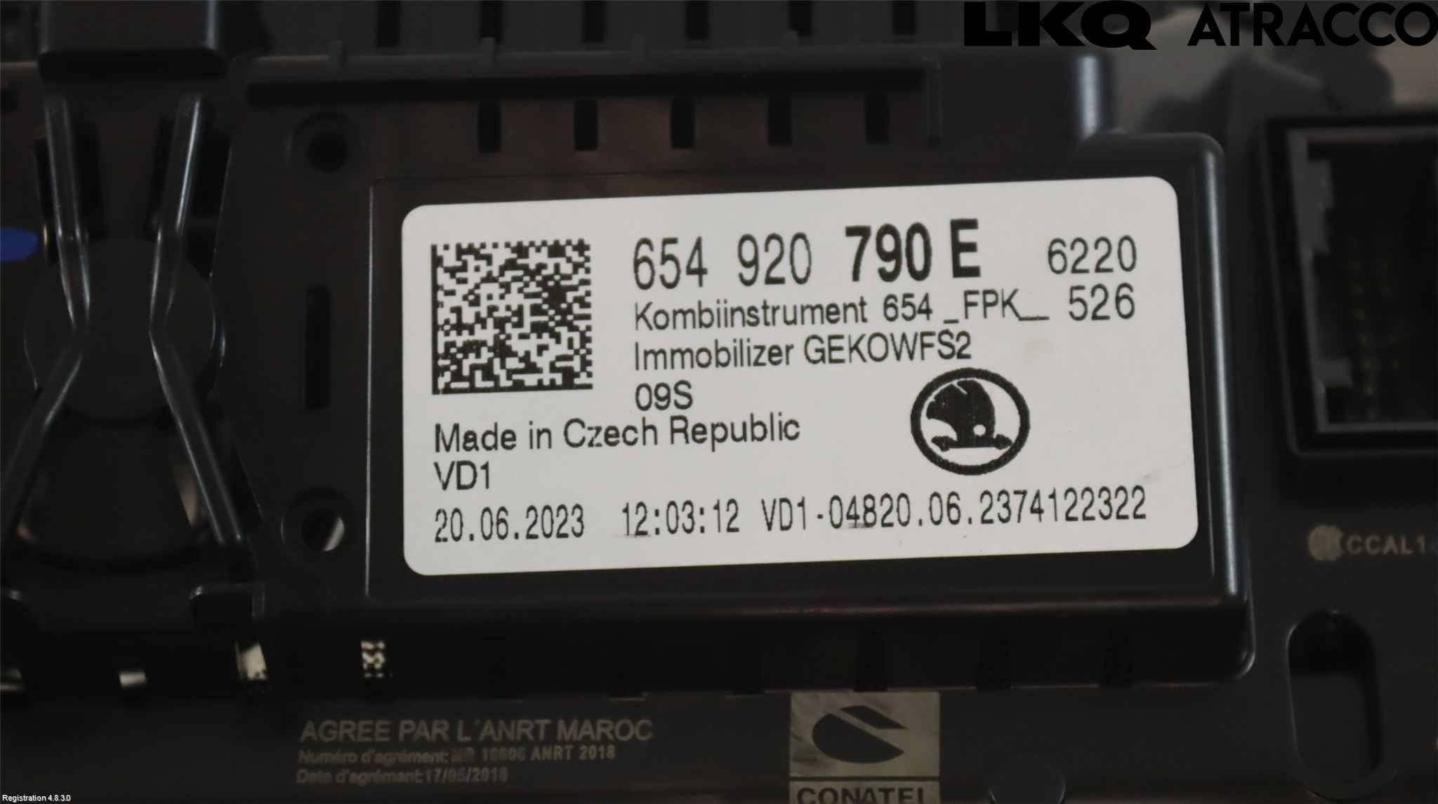 Skoda KAMIQ 20- Instr Kombinert